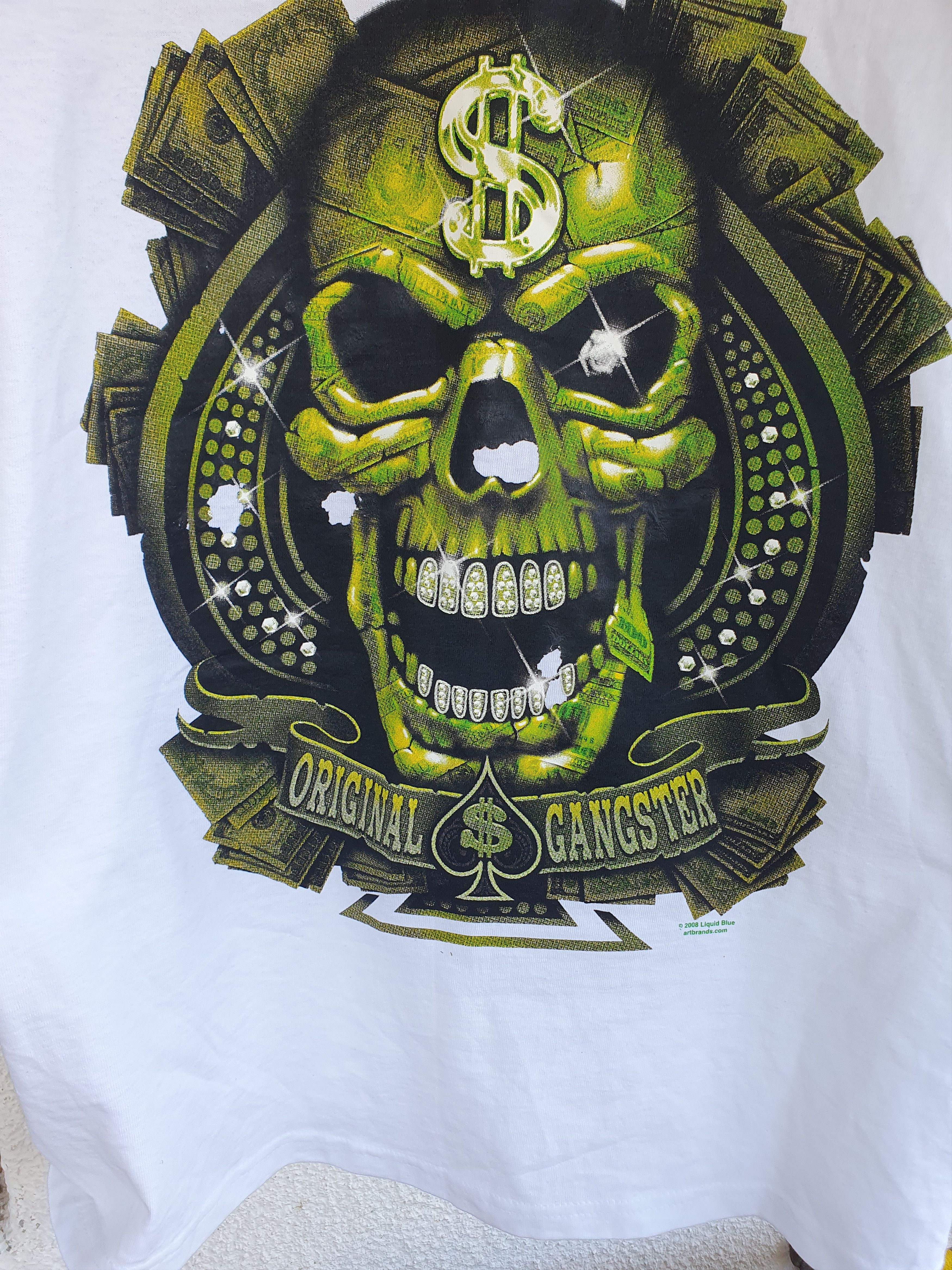 Liquid Blue Liquid Blue Bling Skull 2008 t-shirt sz L/M? Size US L / EU 52-54 / 3 - 7 Thumbnail