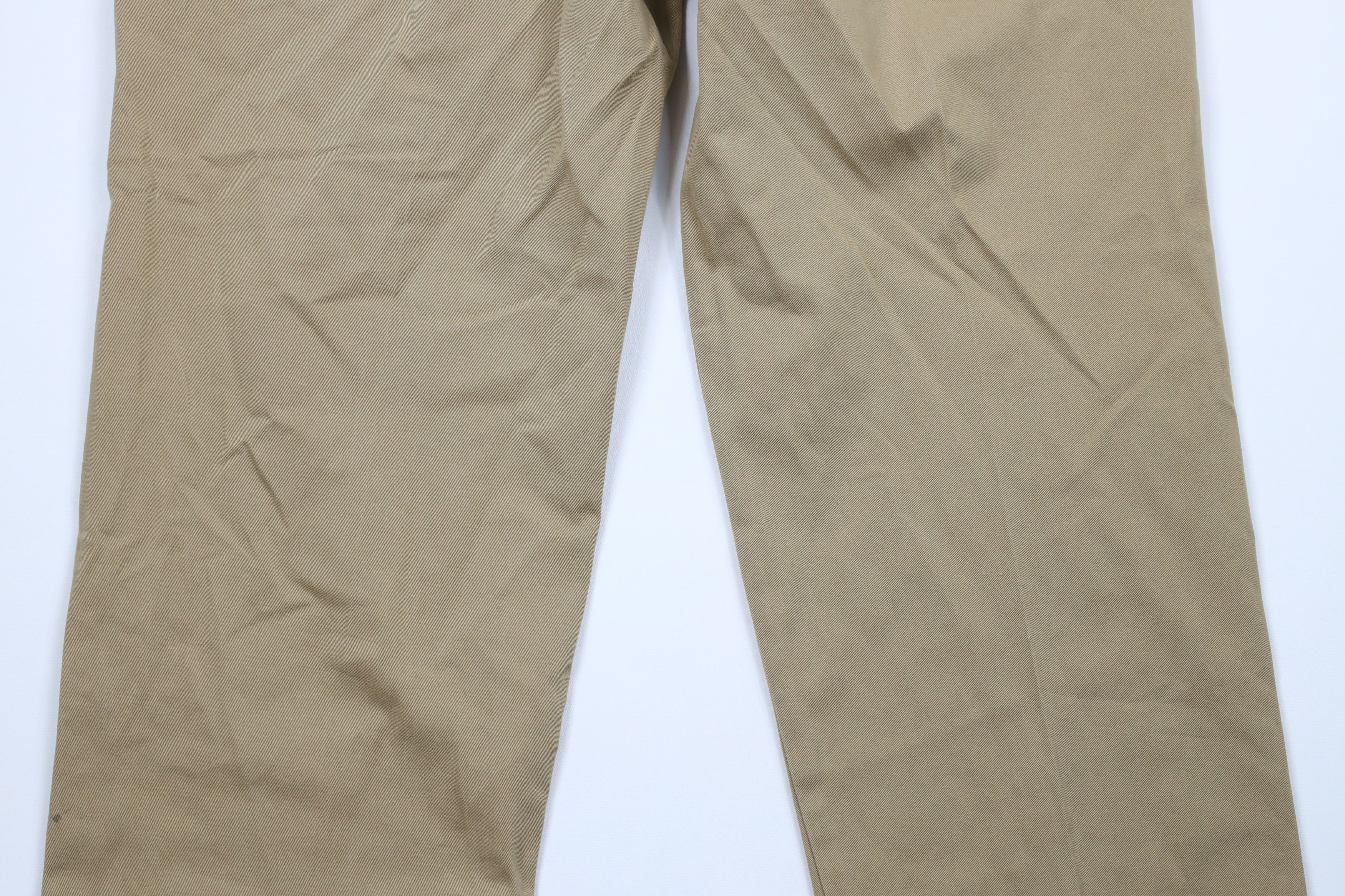 Bills Khakis × Vintage Vintage Bills Khakis Pleated Cotton Twill Pants Beige USA Size US 40 / EU 56 - 11 Thumbnail