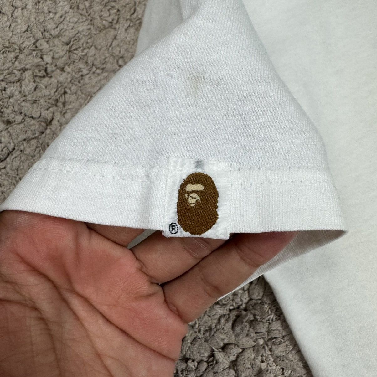 Vintage Vintage Bape 4 Human Rare T-shirt Size US M / EU 48-50 / 2 - 17 Thumbnail