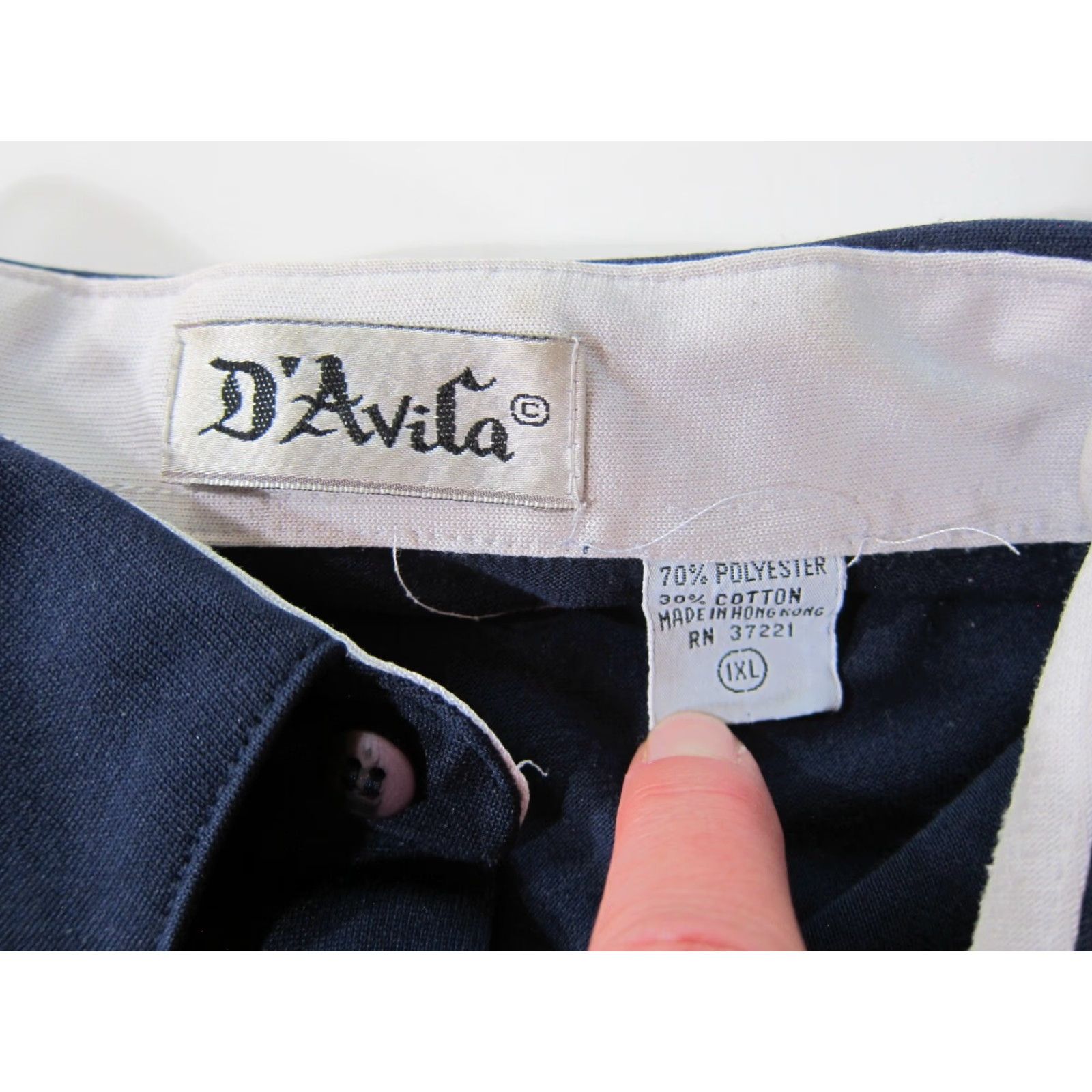 Vintage Vintage D'Avila Polo Shirt Men 1XL Short Sleeve Blue Green Collared Stretch Shirt Size US XL / EU 56 / 4 - 3 Thumbnail