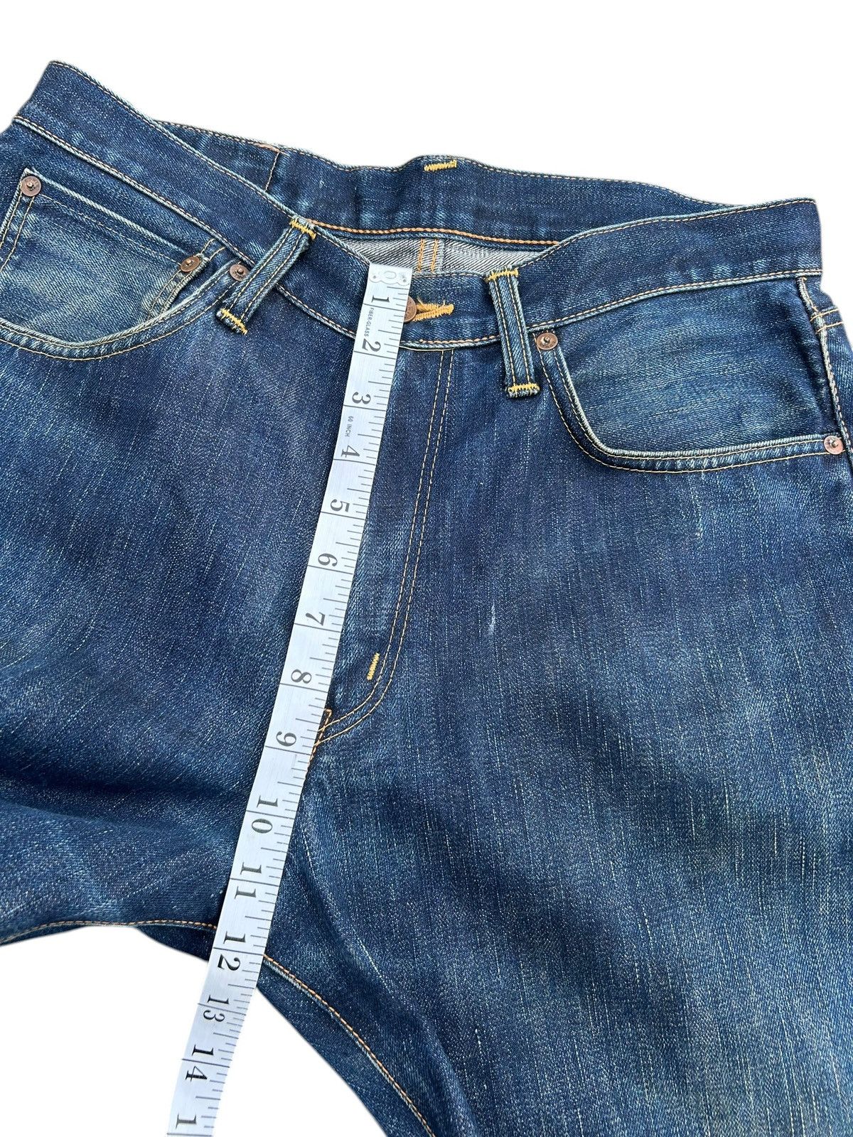 Kapital Vintage Edwin 505X Selvedge Distressed Denim Jeans Size US 32 / EU 48 - 14 Thumbnail