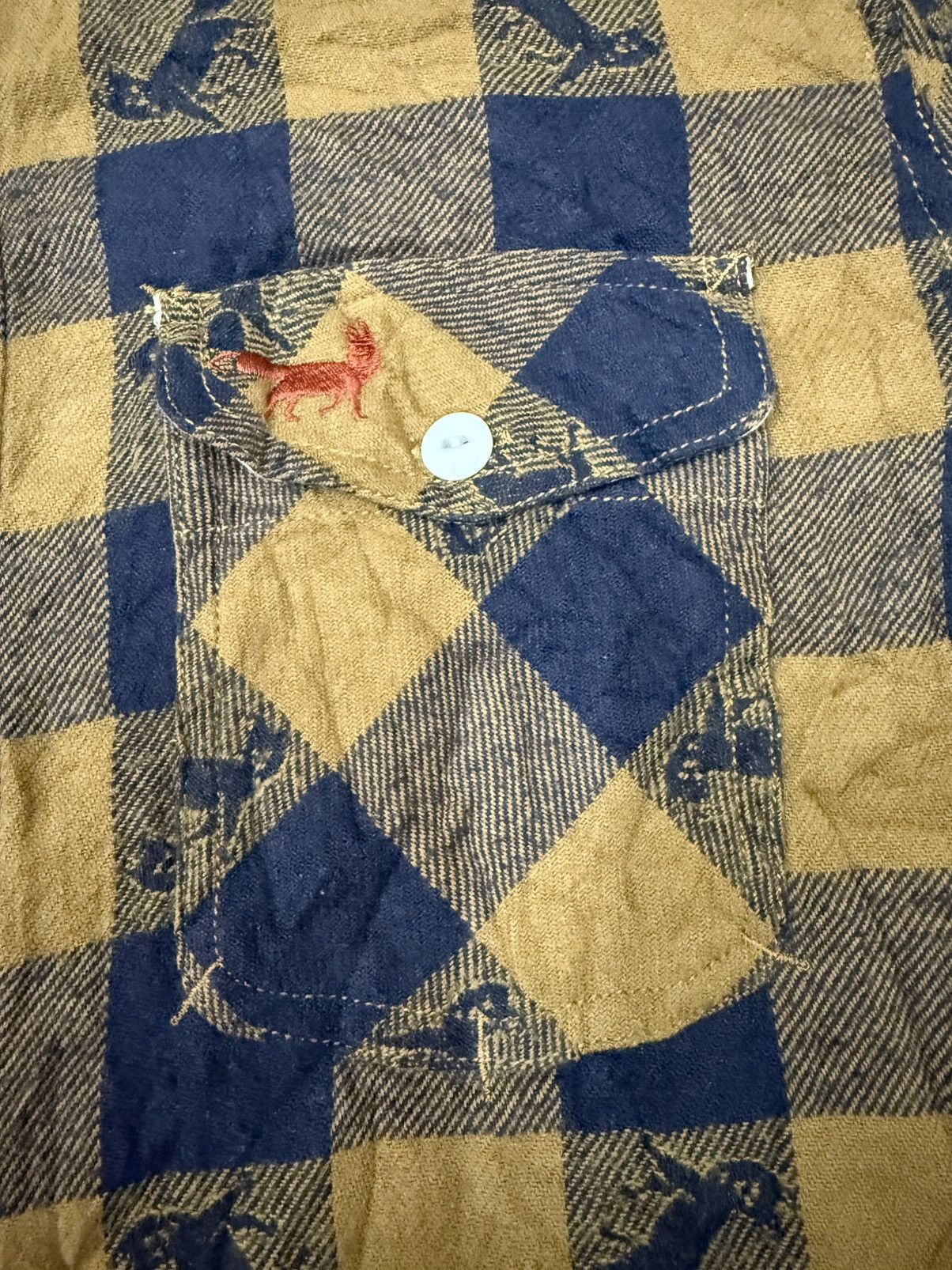 Issey Miyake Ne-Net Chekered Flanel Long Shirt Button Up Size M / US 6-8 / IT 42-44 - 5 Thumbnail