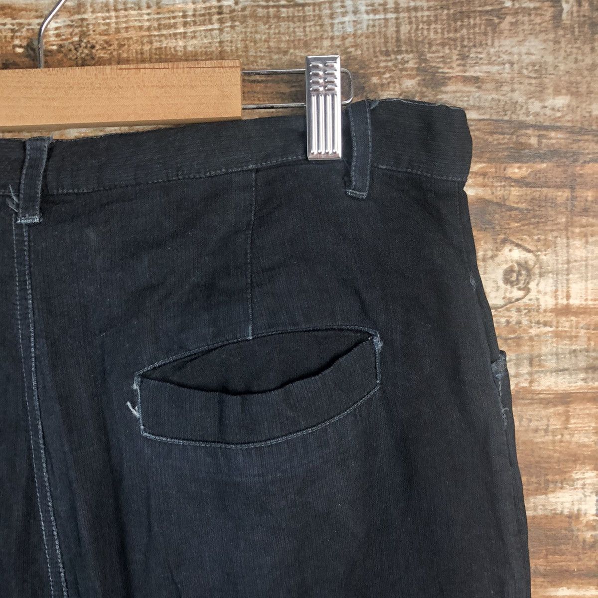 HARE DL Hare Dark Blue utility Cargo Multipocket Pants #C652 Size US 31 - 17 Thumbnail