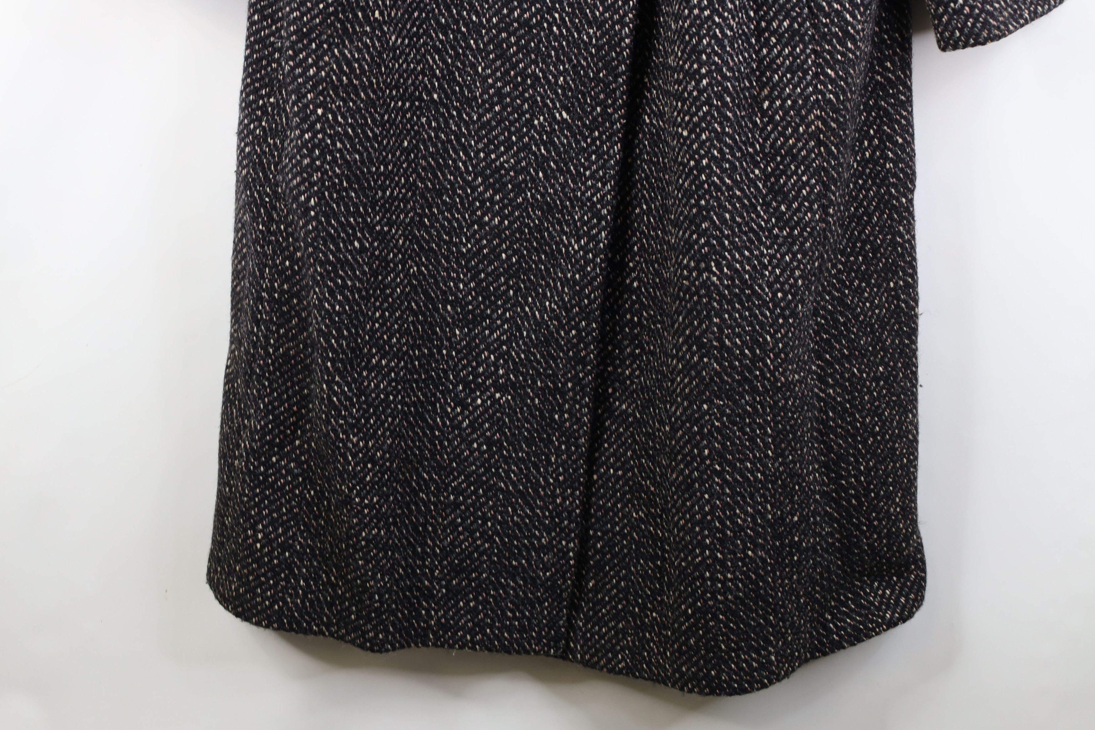 Vintage Vintage 70s Streetwear Tweed Herringbone Jacket Coat USA Size XL / US 12-14 / IT 48-50 - 4 Thumbnail