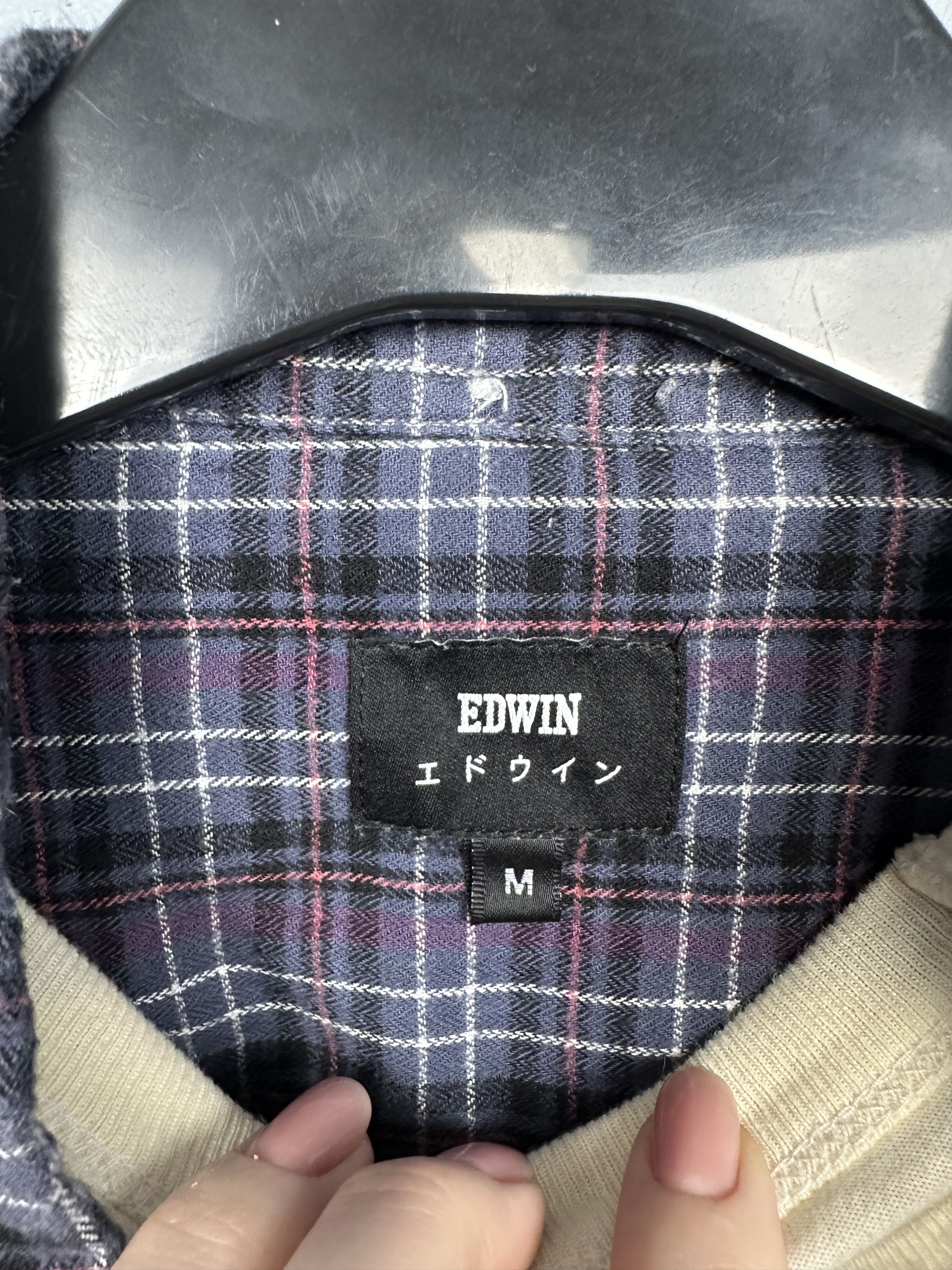Edwin Edwin Mens Standard Flannel Plaid Shirt Size US M / EU 48-50 / 2 - 3 Thumbnail