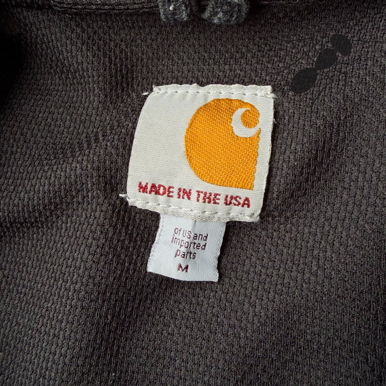 Carhartt × Vintage Carhartt black active hooded work wear jacket Size US M / EU 48-50 / 2 - 5 Thumbnail
