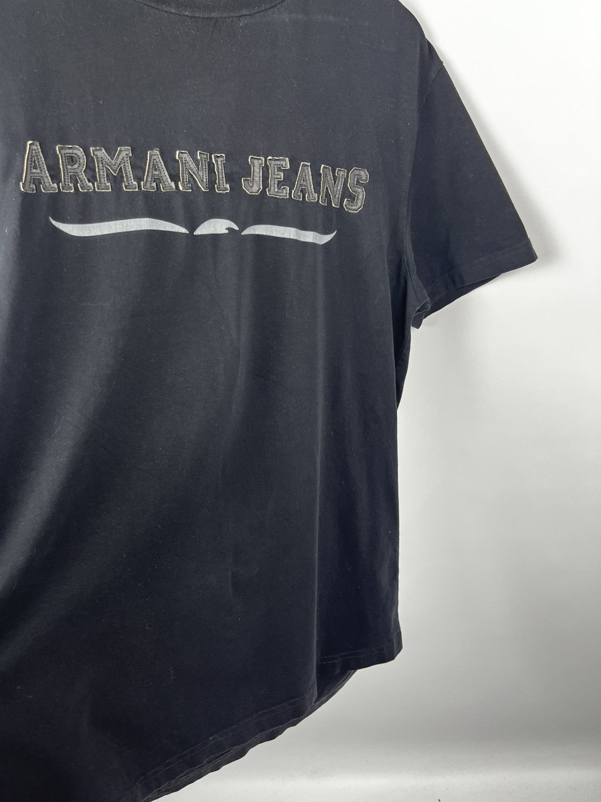 Giorgio Armani Armani jeans t shirt big logo vintage 90s Size US XL / EU 56 / 4 - 3 Thumbnail