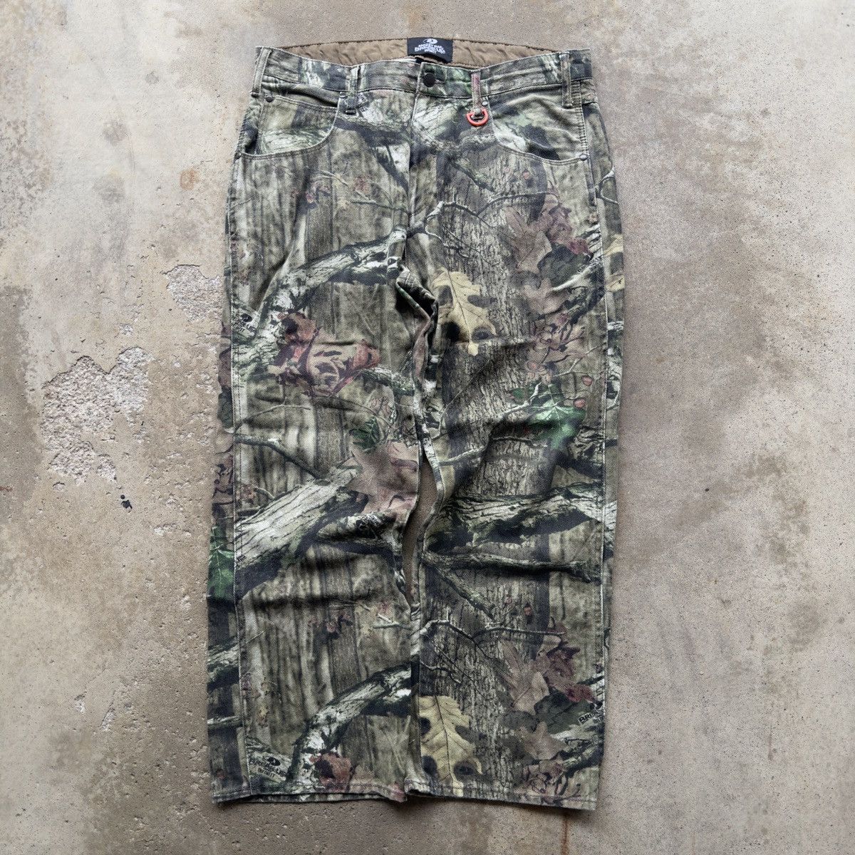 Image of Mossy Oaks x Vintage Baggy Mossy Oak Camo Canvas Pants 34, Men's