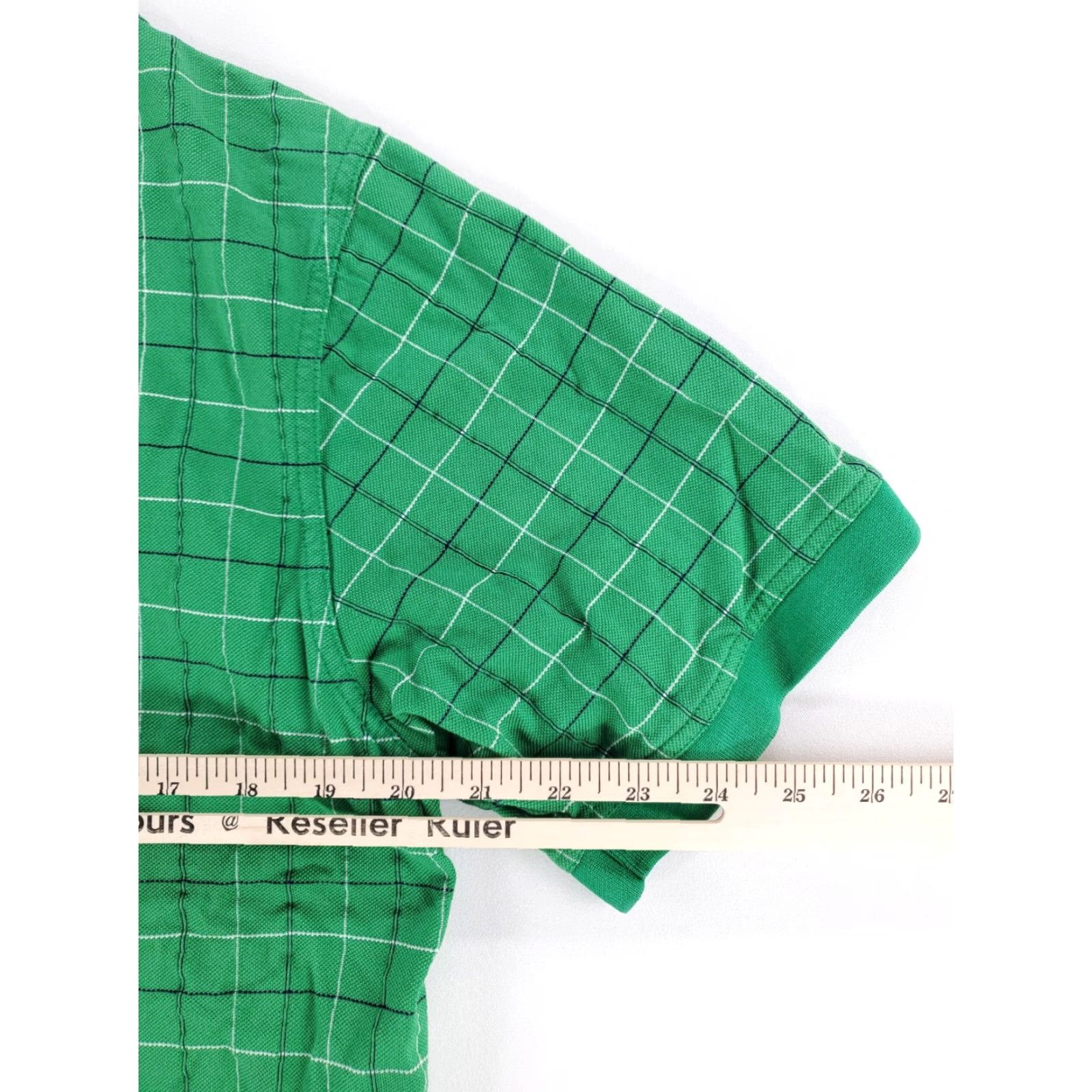 Vintage Masters Collection Polo Shirt Green Short Sleeve Mens M 60s Two-Ply Mercerized Polo Shirt Size US M / EU 48-50 / 2 - 8 Thumbnail