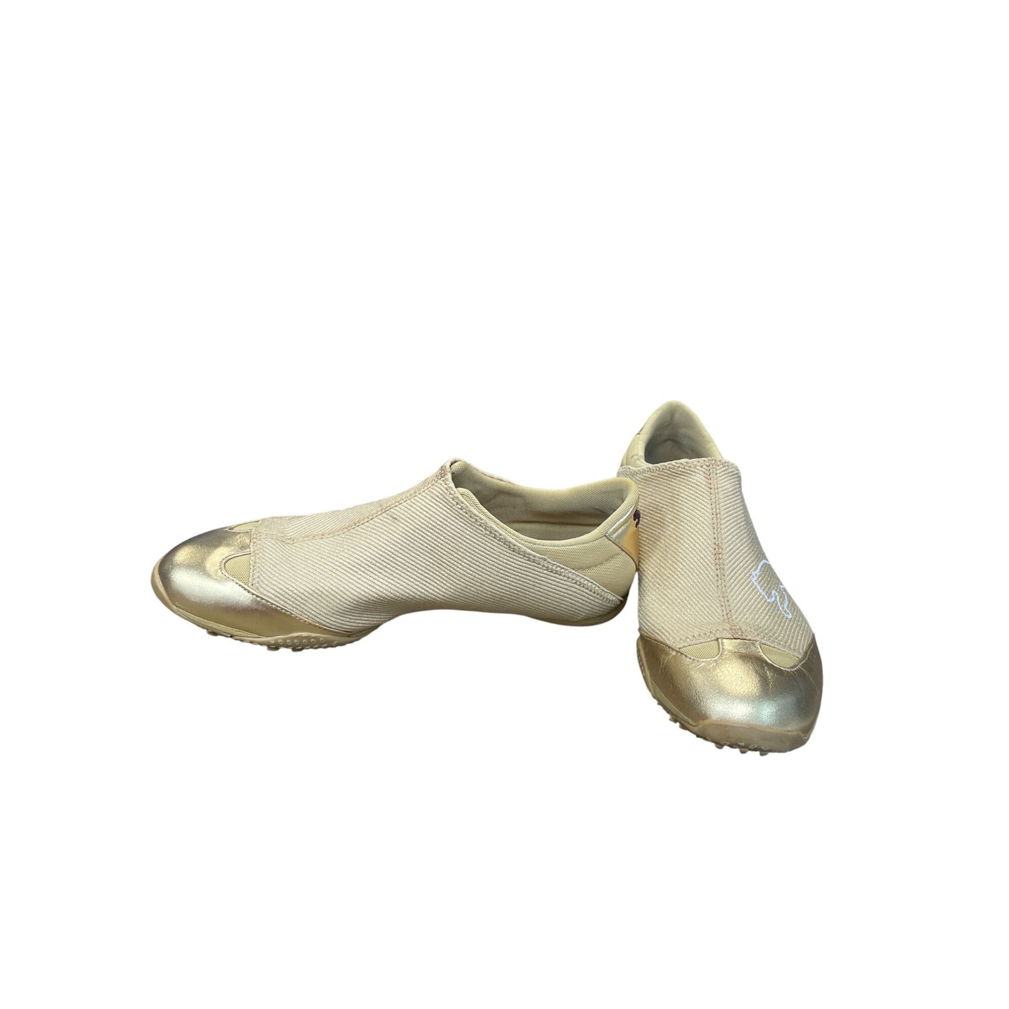 Puma Puma Womens Gold Beige Slip-On Sneakers shoes Size 7.5 SKU 9 Size US 7.5 / IT 37.5 - 2 Thumbnail