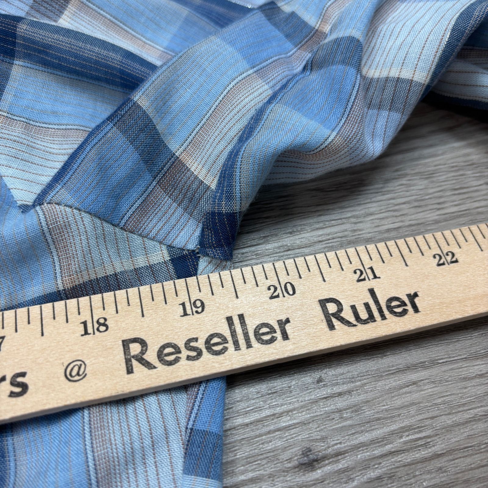 Levi's × Vintage VTG 70s Levi's Pearl Snap Plaid Button Up Shirt Small Size US S / EU 44-46 / 1 - 5 Thumbnail