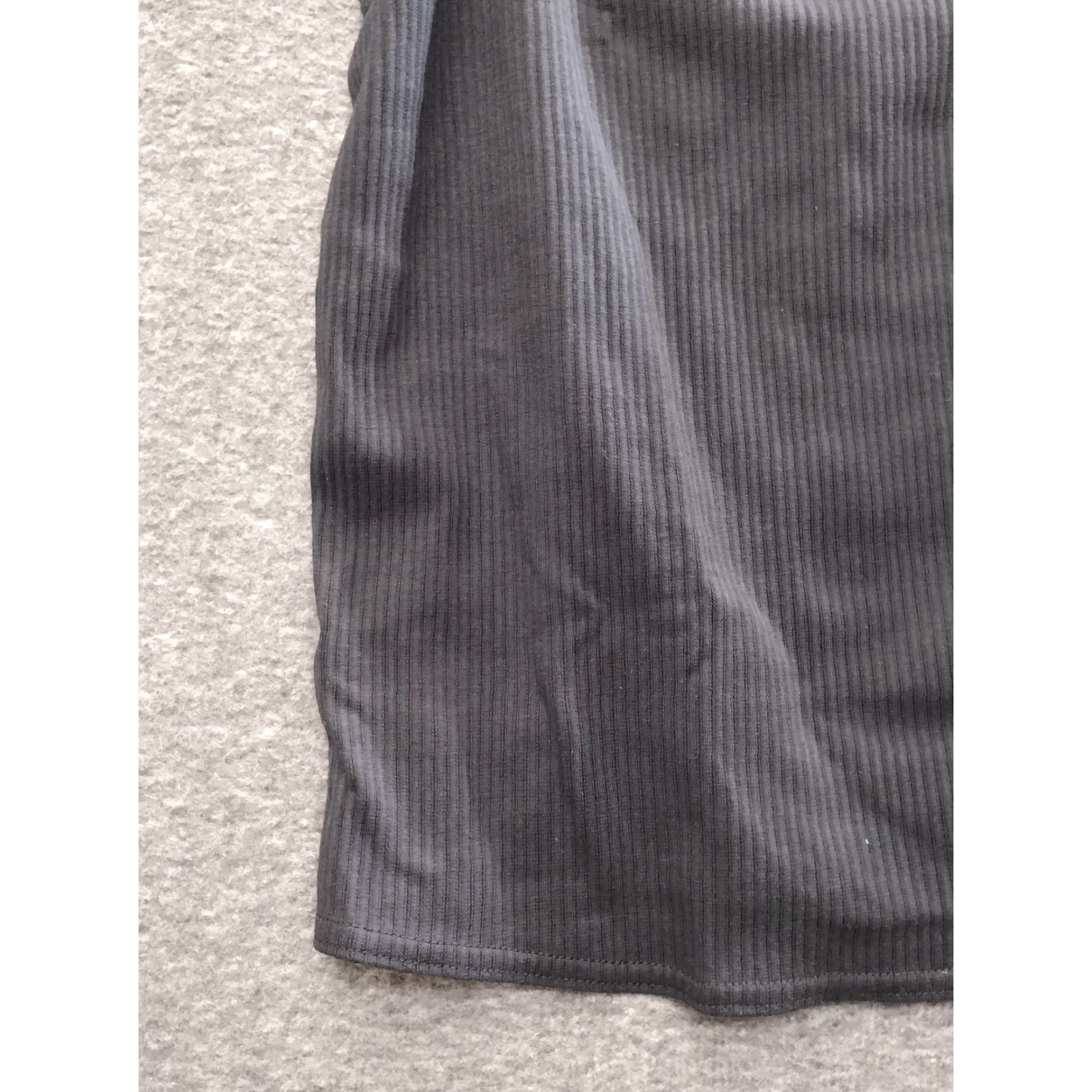 Vintage TEREA Women's Black Cutout Sleeveless Ribbed Tank XL Size XL / US 12-14 / IT 48-50 - 7 Thumbnail