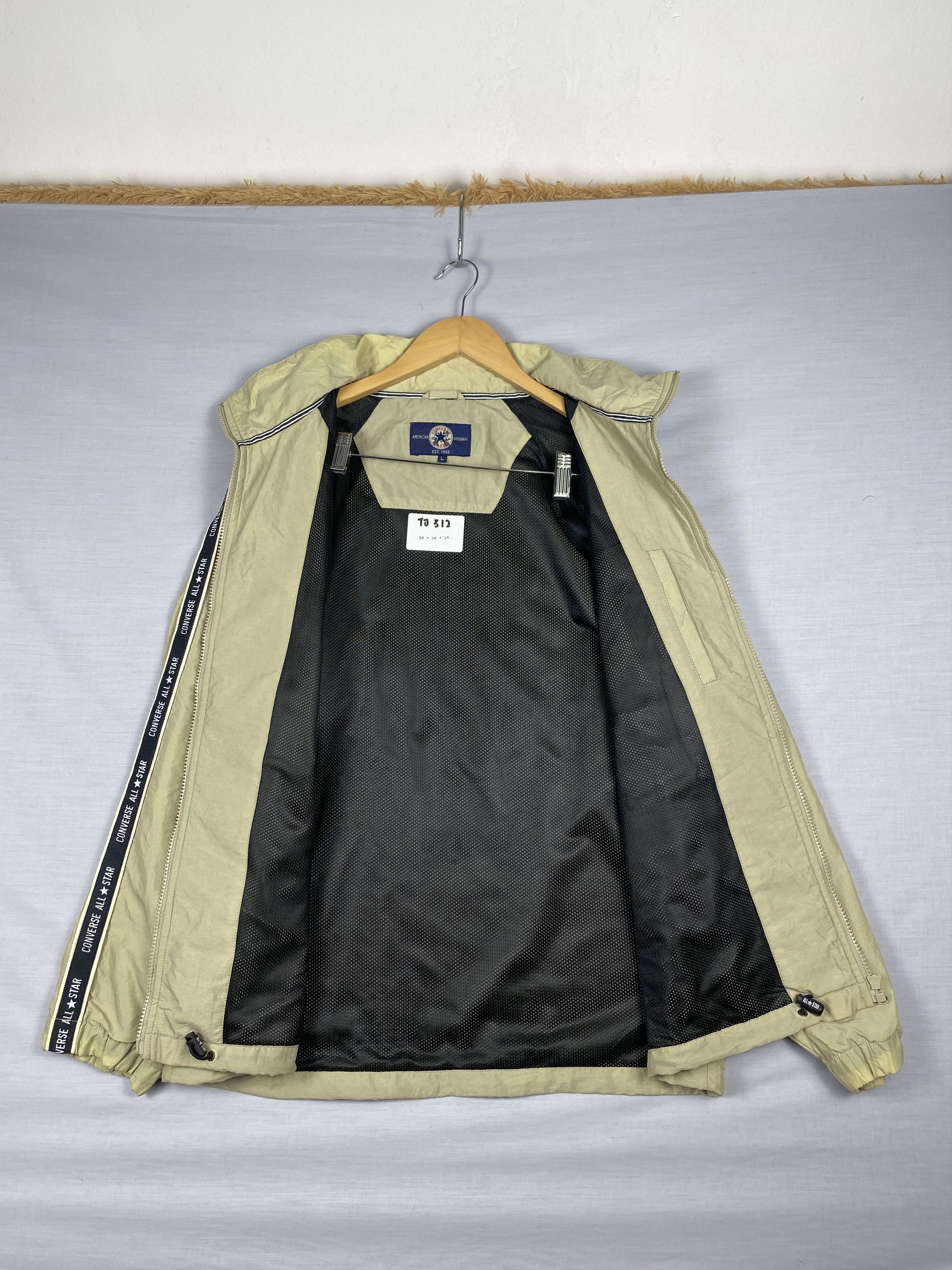 Converse Vintage Converse All Star Zip Up Light Jacket Size US L / EU 52-54 / 3 - 4 Thumbnail