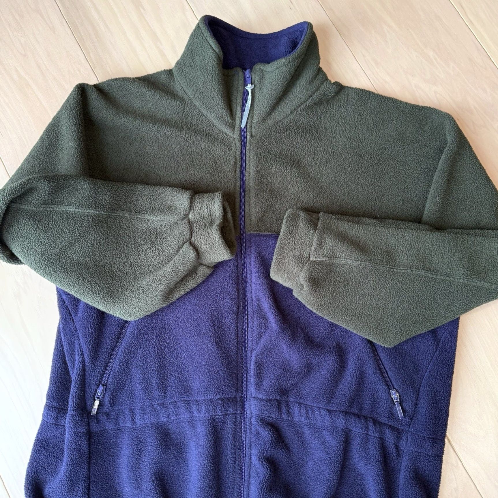 Montbell VINTAGE Montbell Fleece Jacket Medium Olive Purple Full Zip 90s Outerwear Mens Regular Jacket Size US M / EU 48-50 / 2 - 5 Thumbnail