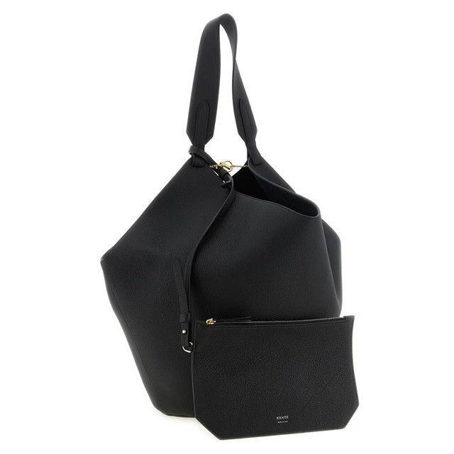 KHAITE KHAITE Lotus Medium Black Tote Bag New Size ONE SIZE - 3 Thumbnail