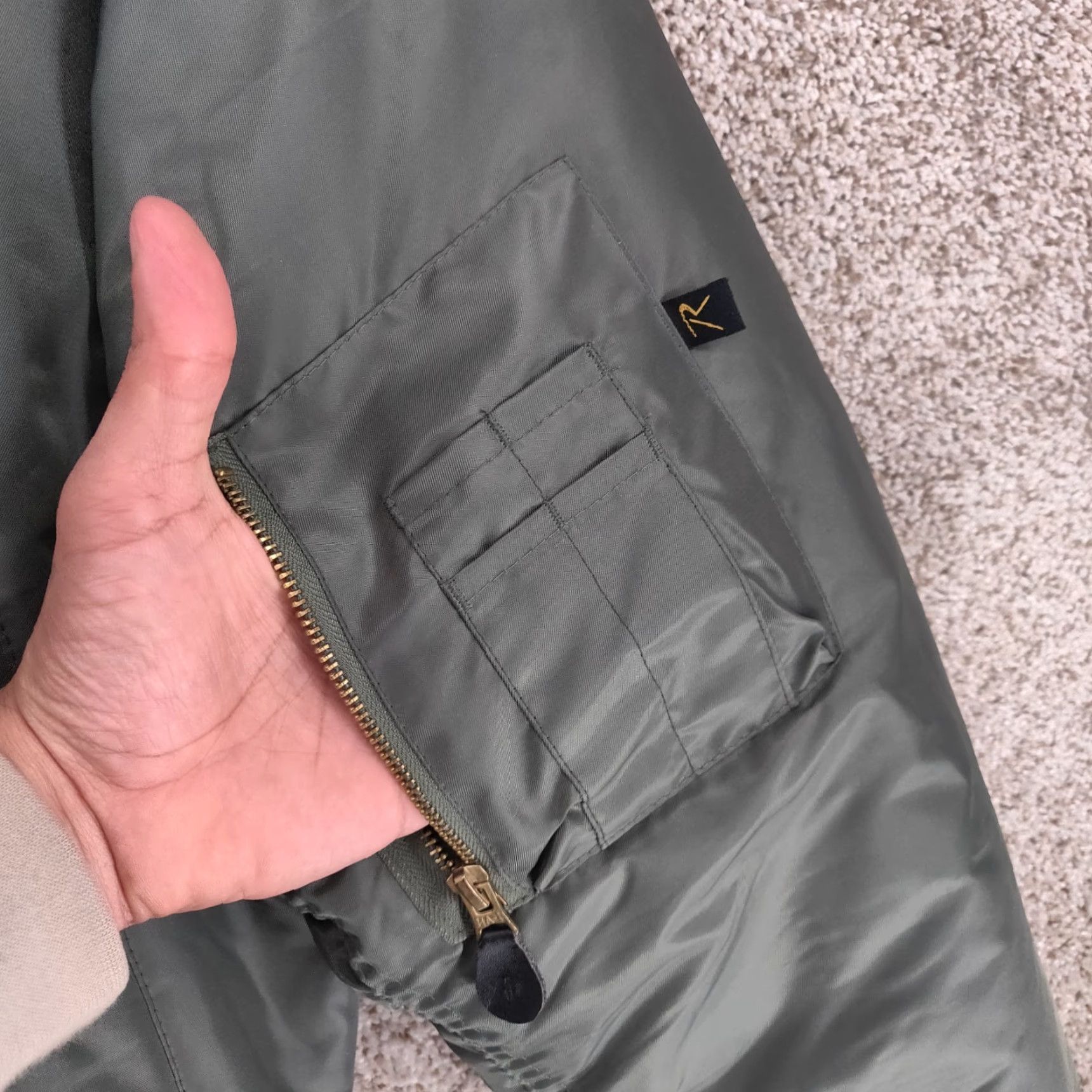 Rothco Rothco MA-1 Jacket Mens Small Reversible Flight Bomber Flyers Size US S / EU 44-46 / 1 - 7 Thumbnail