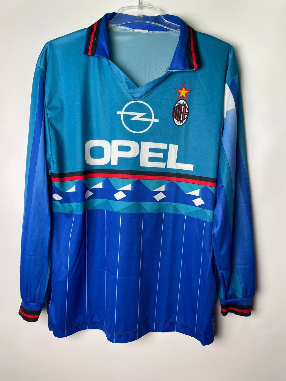 Vintage Vintage AC Milan 1995-1996 4th Long Sleeve Shirt Size M