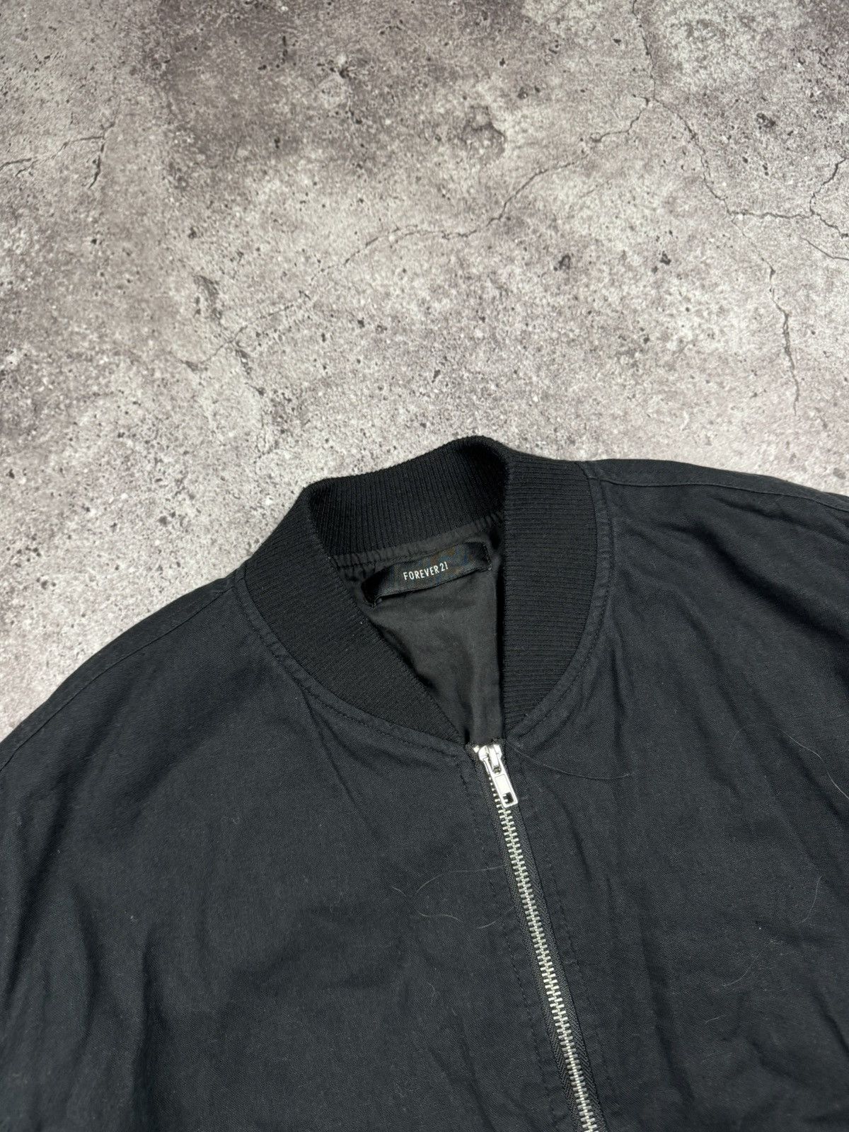 Japanese Brand VTG Avant Garde Rick Owens Style Washed Bomber Jacket 90s Size US S / EU 44-46 / 1 - 3 Thumbnail