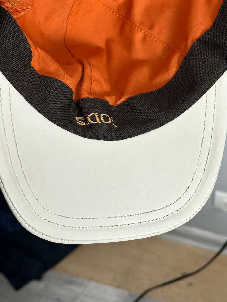 Tod's Tod's Green Nylon Leather Luxury Hat Size ONE SIZE - 12 Thumbnail