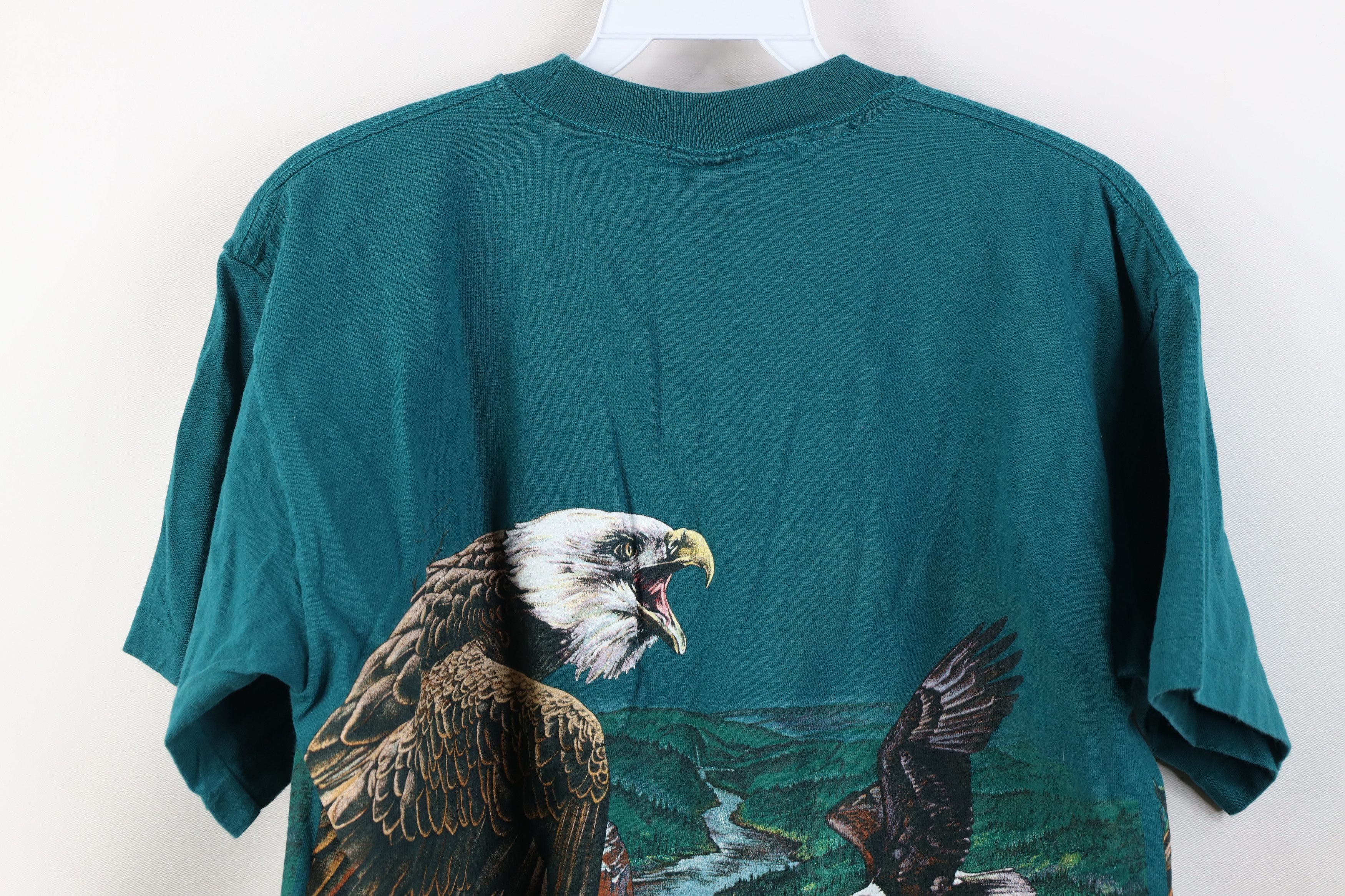Vintage Vintage 90s Streetwear Eagle All Over Print T-Shirt USA Size US M / EU 48-50 / 2 - 15 Thumbnail