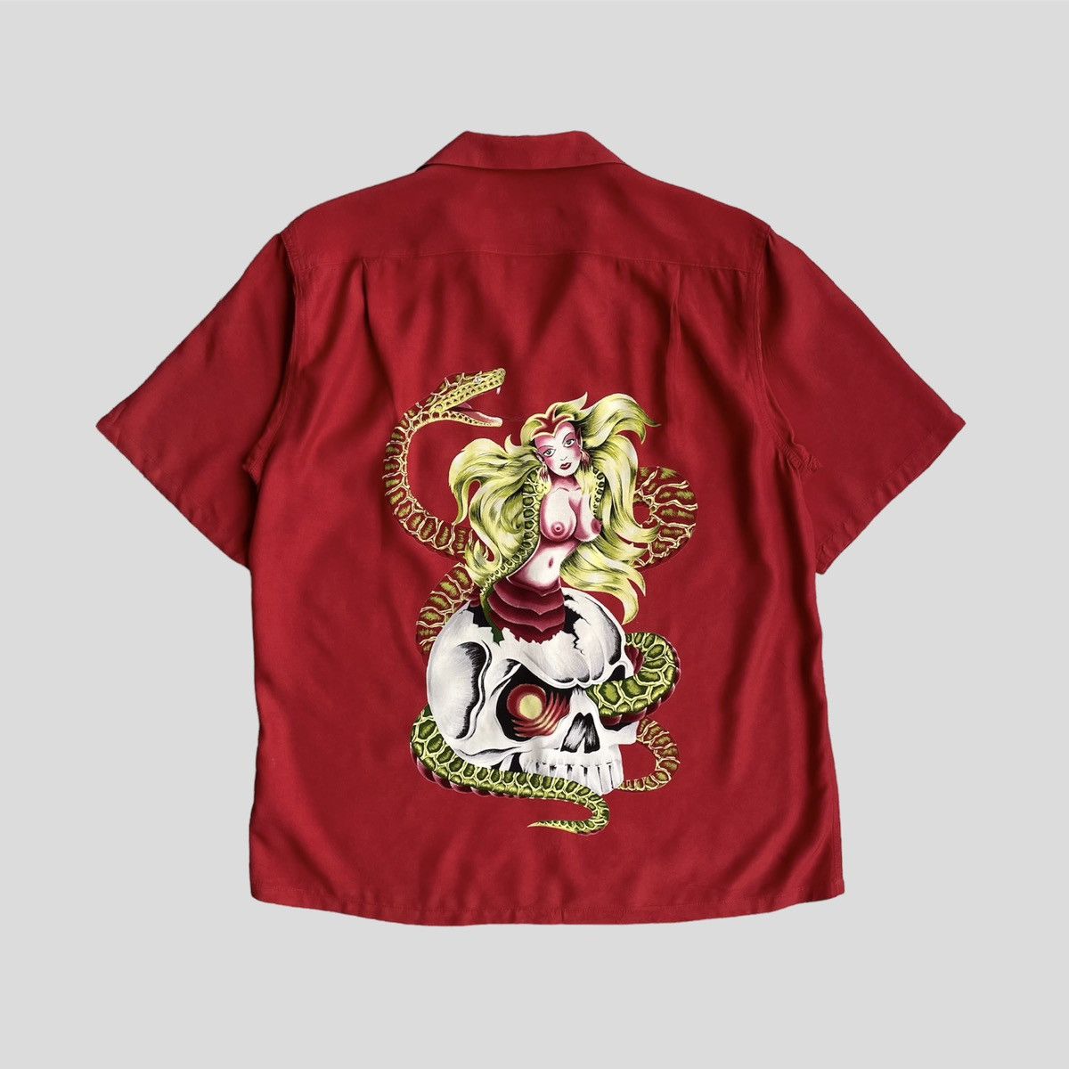 vintage hysteric glamour snake tee red