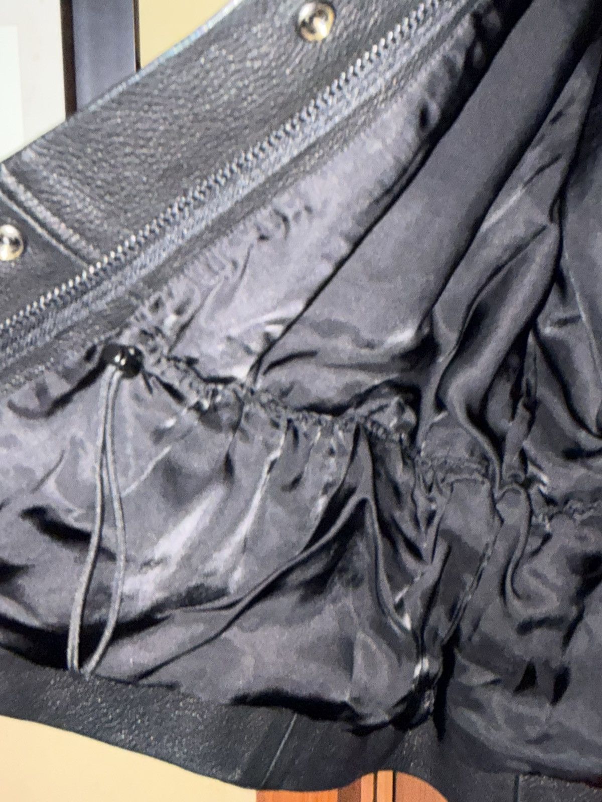 H&M H&M Studio Collection sz XL Black Peplum leather jacket Size XL / US 12-14 / IT 48-50 - 15 Thumbnail