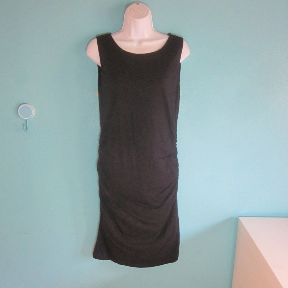 Saks Fifth Avenue FIRTH Cotton Ruched Bodycon Dress Size M Size M / US 6-8 / IT 42-44 - 7 Thumbnail