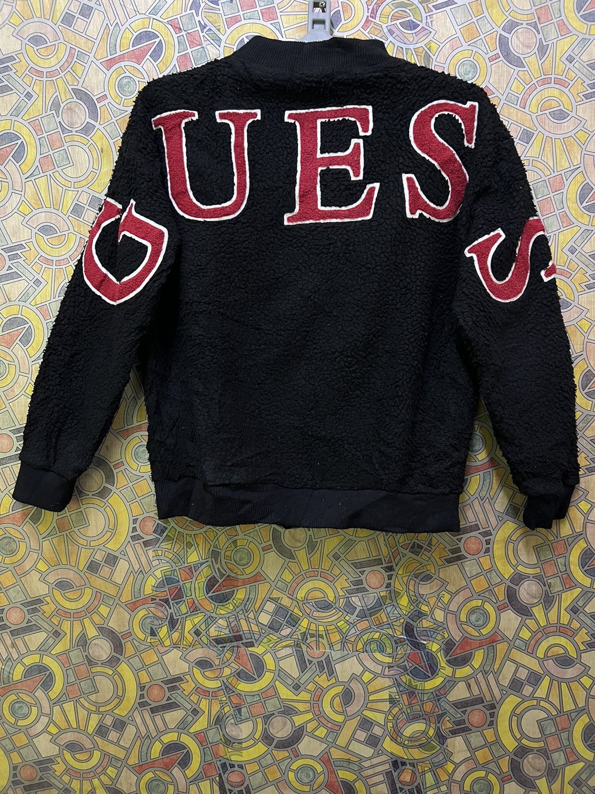 Guess Extremely rare GUESS Ges jacket Boa fleece outerwear GJ31 Size US L / EU 52-54 / 3 - 2 Thumbnail