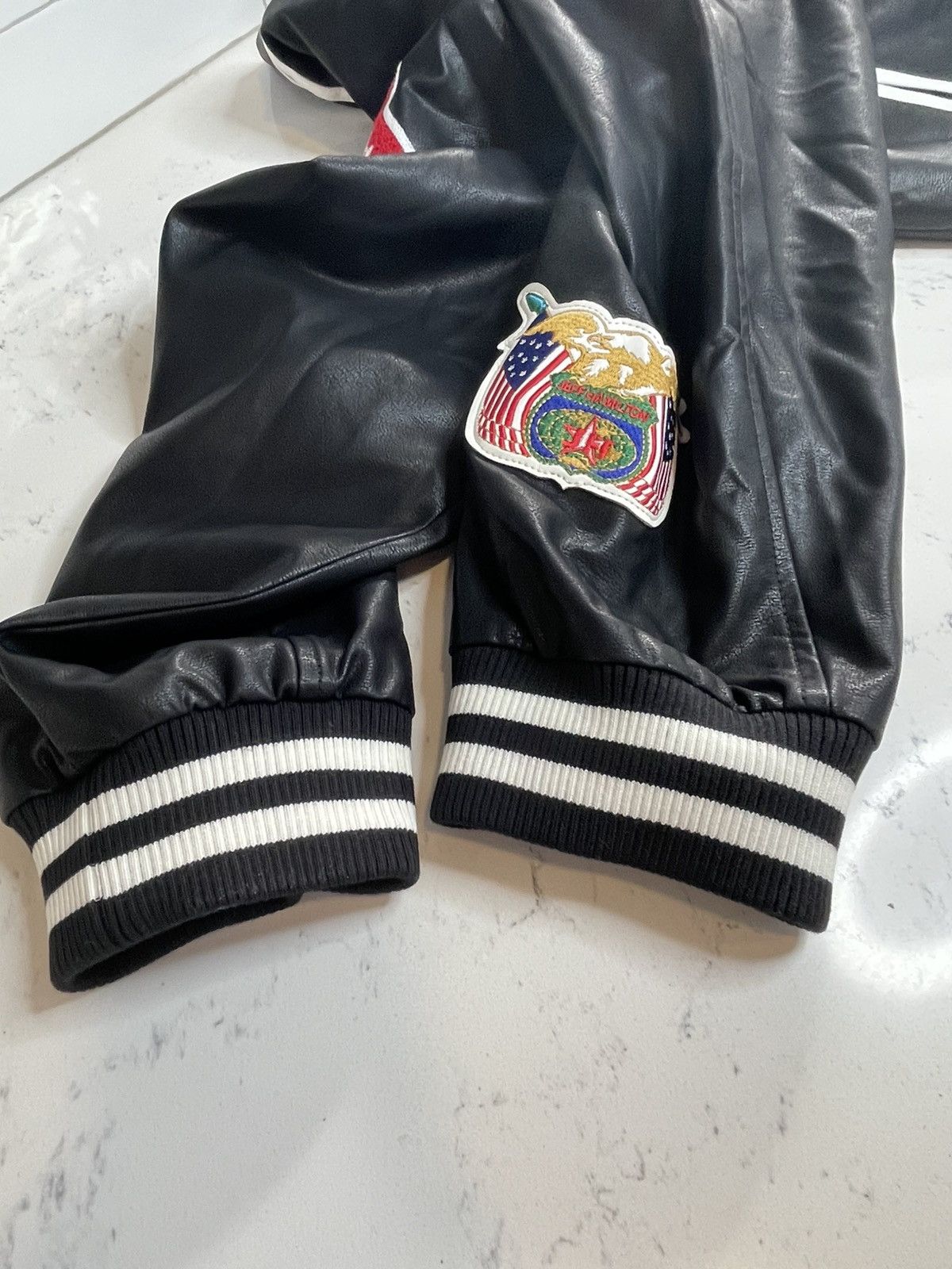 The Unbranded Brand Super Bowl LVIII NFL Embroidered Unbranded Faux Jacket VGC Size US XXL / EU 58 / 5 - 17 Thumbnail