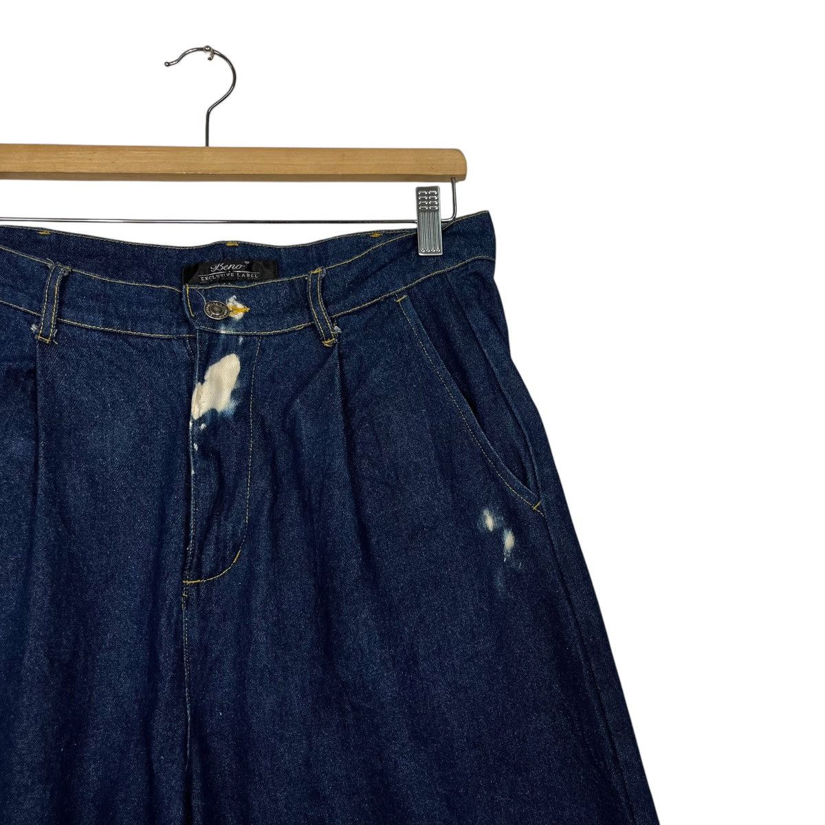 Japanese Brand Vintage Beno Baggy Jeans Size US 32 / EU 48 - 5 Thumbnail