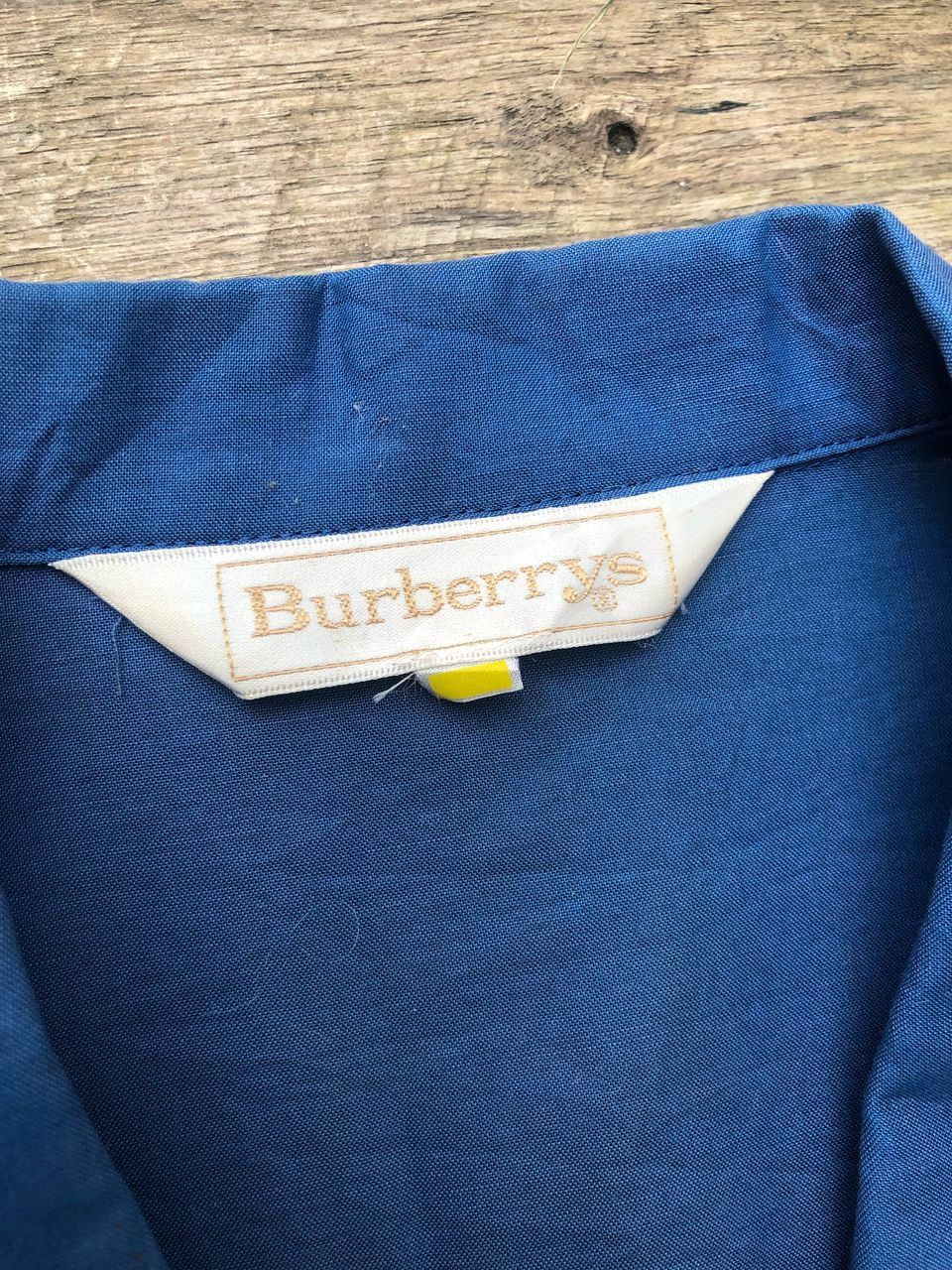 Burberry × Vintage Vintage 80s Burberrys Blue Dress Size S / US 4 / IT 40 - 3 Thumbnail