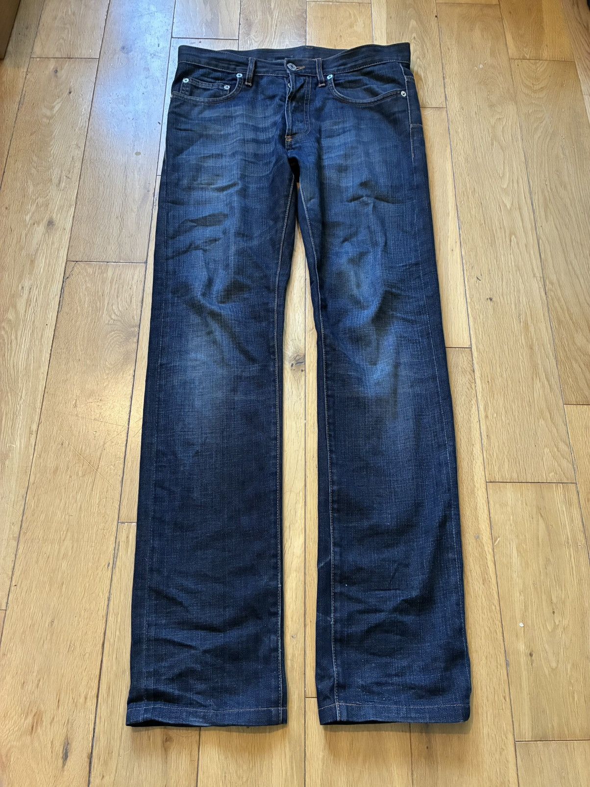 Dior Dior Homme MII AW05/06 Runway Dust Wash Damaged Jeans | Grailed