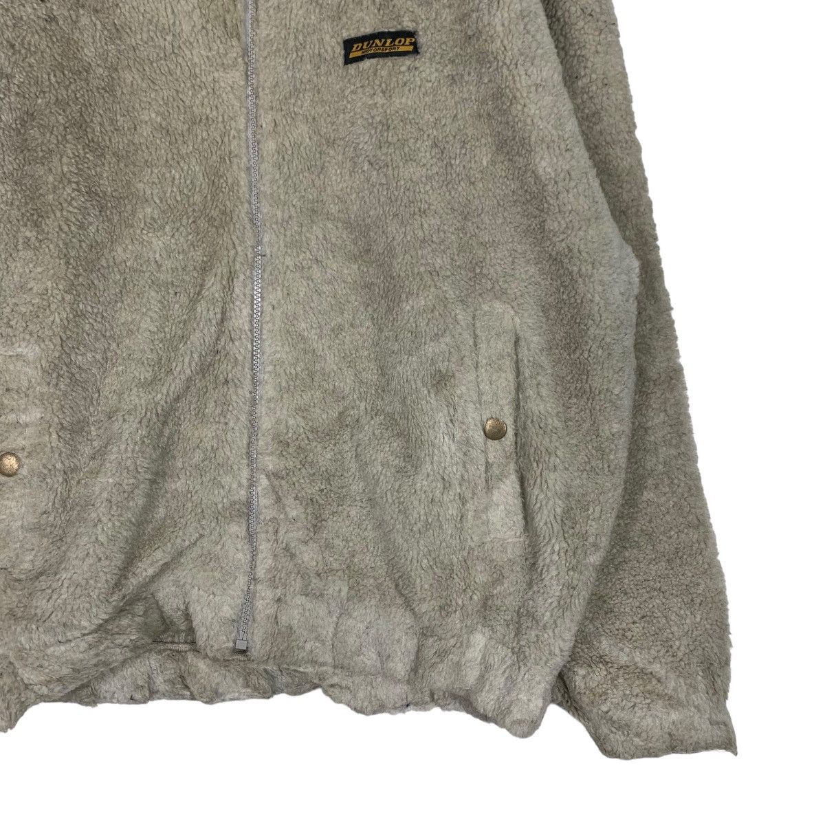 Dunlop DUNLOP MOTORSPORT Big Logo Fleece Bomber Jacket #1032-C46 Size US L / EU 52-54 / 3 - 6 Thumbnail