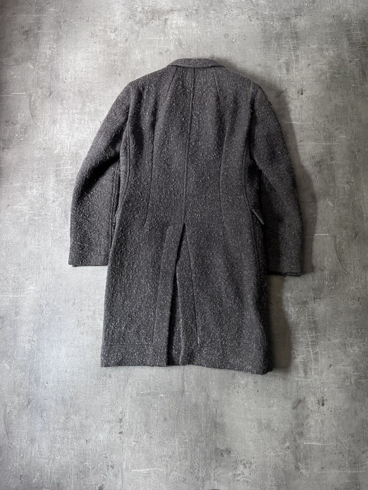 Rick Owens Rick Owens A/W 2015 grey coat wool mohair Size US M / EU 48-50 / 2 - 8 Thumbnail
