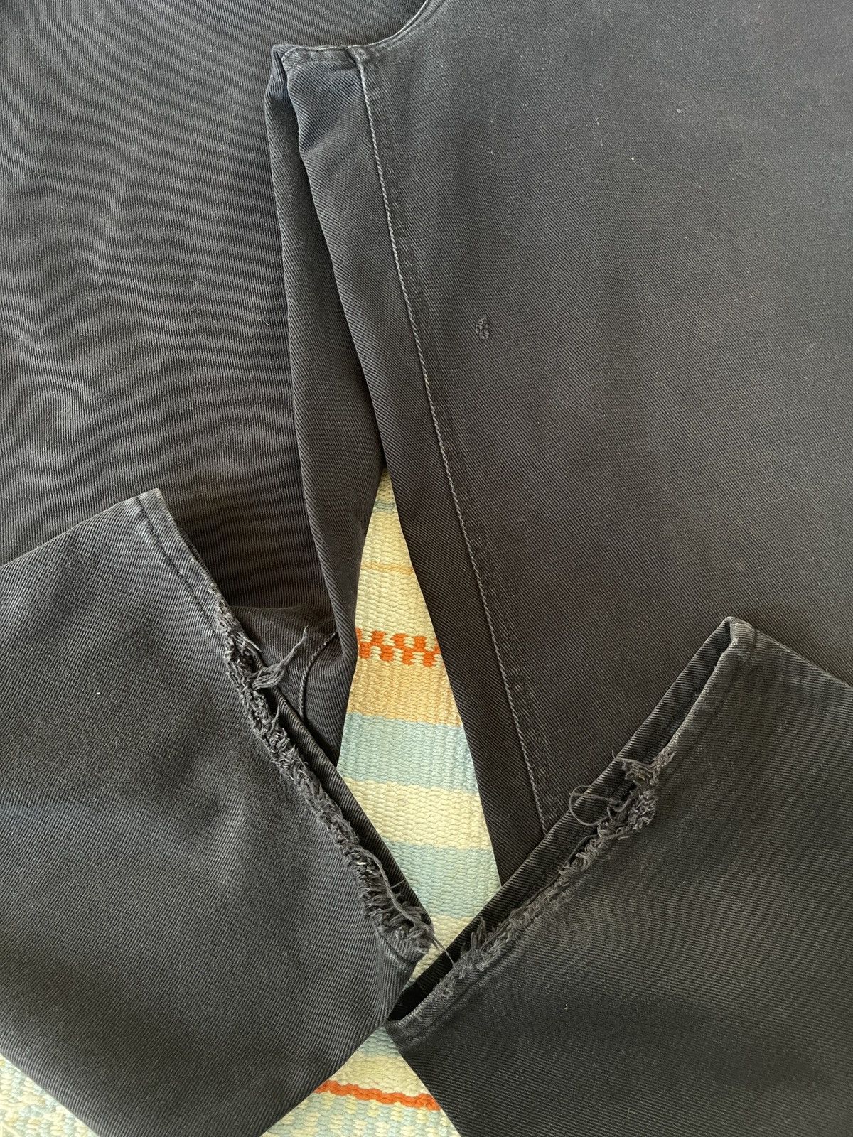 Marc Buchanan Vintage 90s🔥PELLE PELLE🔥Carpenter Baggy Faded Jeans Size US 35 - 11 Thumbnail