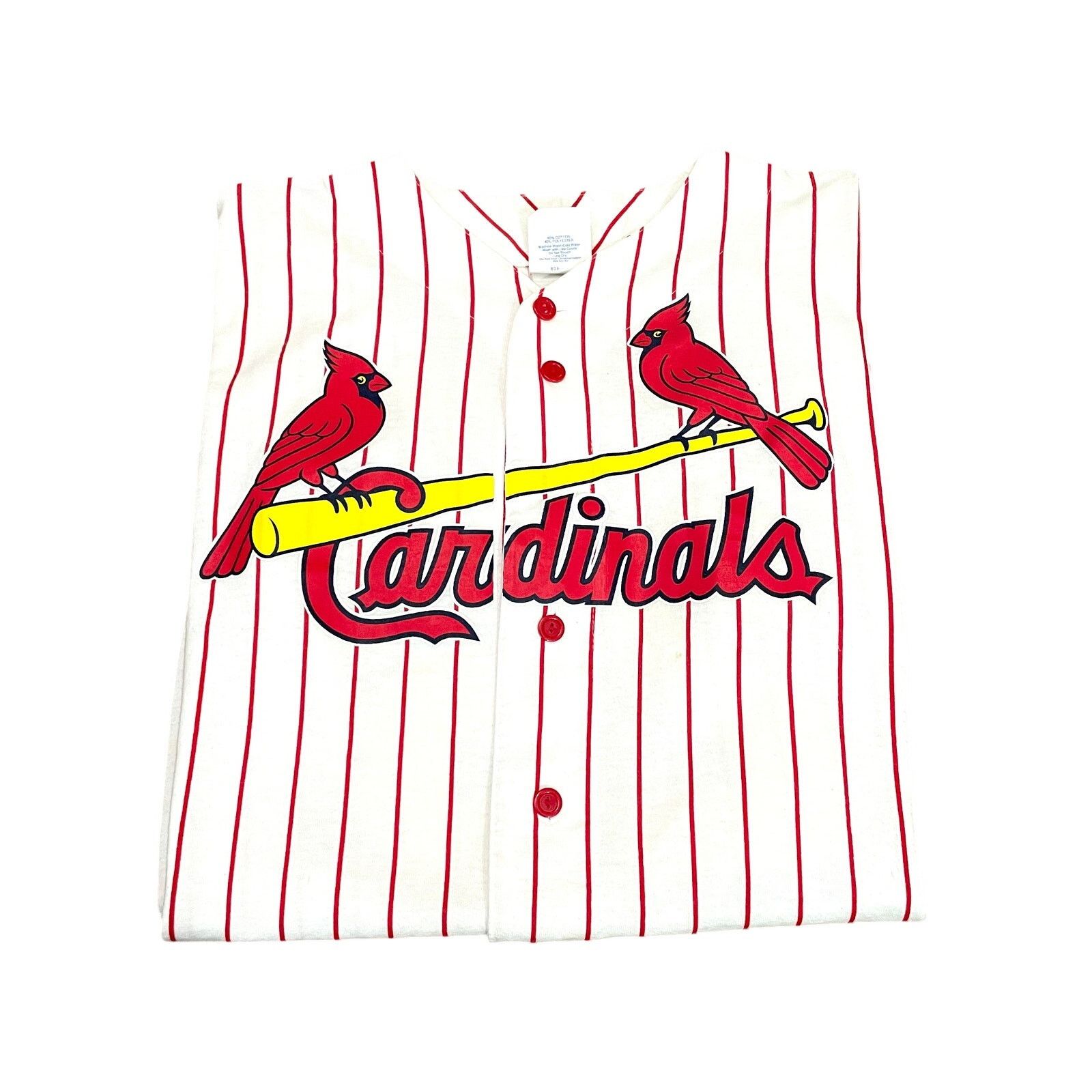 Majestic Cardinals McGwire Majestic MLB Pinstripe Jersey - Size XL Size US XL / EU 56 / 4 - 2 Thumbnail