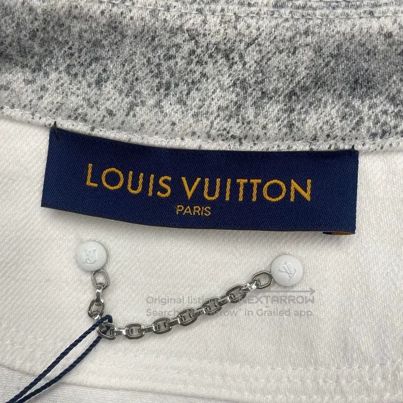 Louis Vuitton Louis Vuitton Grey and white color-block starry sky denim Size US L / EU 52-54 / 3 - 6 Thumbnail