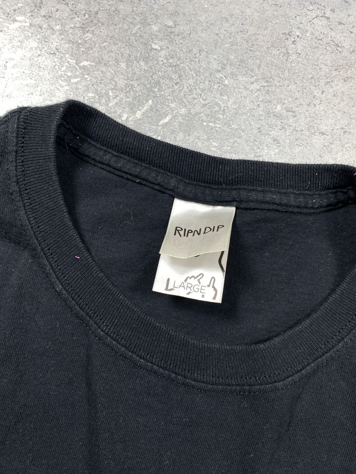 RIPNDIP RIPNDIP Black Mens Sweatshirt With Big Logo Size Large Size US L / EU 52-54 / 3 - 5 Thumbnail