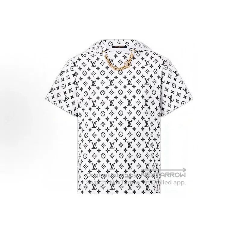 Louis Vuitton Louis Vuitton Full logo hooded short sleeves Size US M / EU 48-50 / 2 - 6 Thumbnail