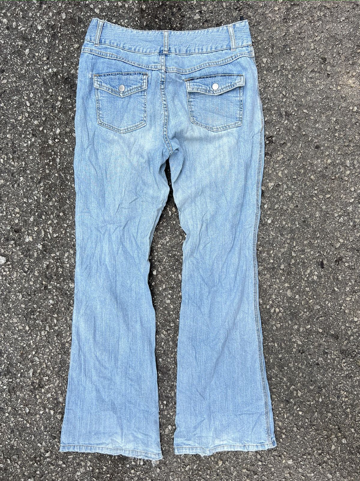 Japanese Brand 7. Japanase Brand Basic Wash Flare jeans Size 28" / US 6 / IT 42 - 2 Thumbnail