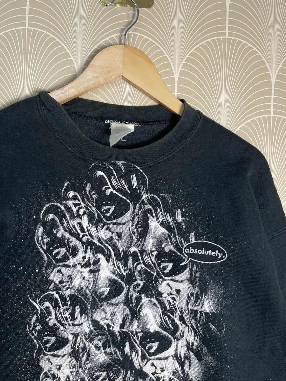 Japanese Brand × Vintage 90s JAPANESE BRAND NGAP LEE RARE GRAPHIC CREWNECK Size US L / EU 52-54 / 3 - 6 Thumbnail