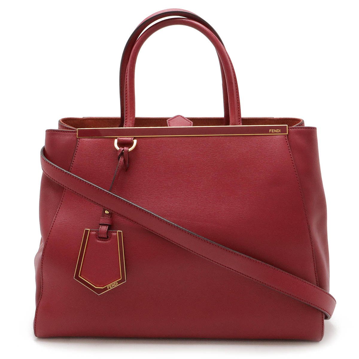Fendi Fendi Fendi 2JOURS Leather Handbag 8BH250 Leather Handbag 8BH250 in Very Good Condition Size ONE SIZE - 1 Thumbnail