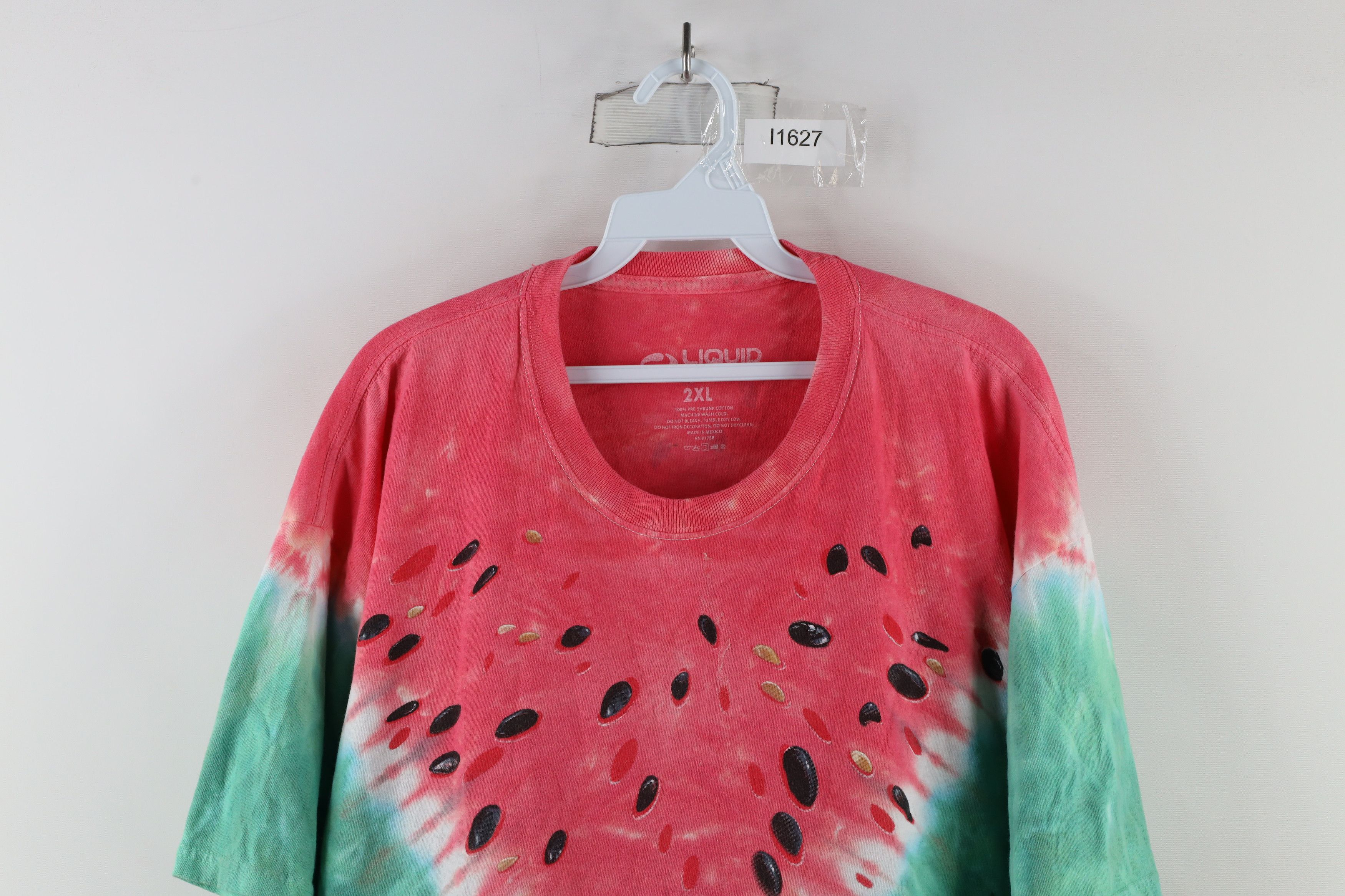 Liquid Blue × Vintage Vintage Y2K 2004 Liquid Blue Print Watermelon T-Shirt Size US XXL / EU 58 / 5 - 2 Thumbnail