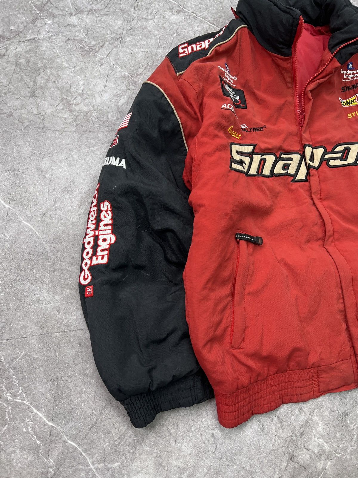 NASCAR × Vintage Vintage Snap-On Nascar Racing Jacket 90's nylon Size US L / EU 52-54 / 3 - 2 Thumbnail