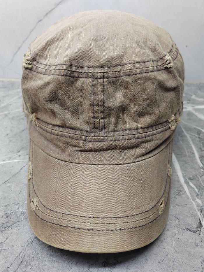 Japanese Brand Vintage Cadet Distressed Style Cap Hat Size ONE SIZE - 3 Thumbnail
