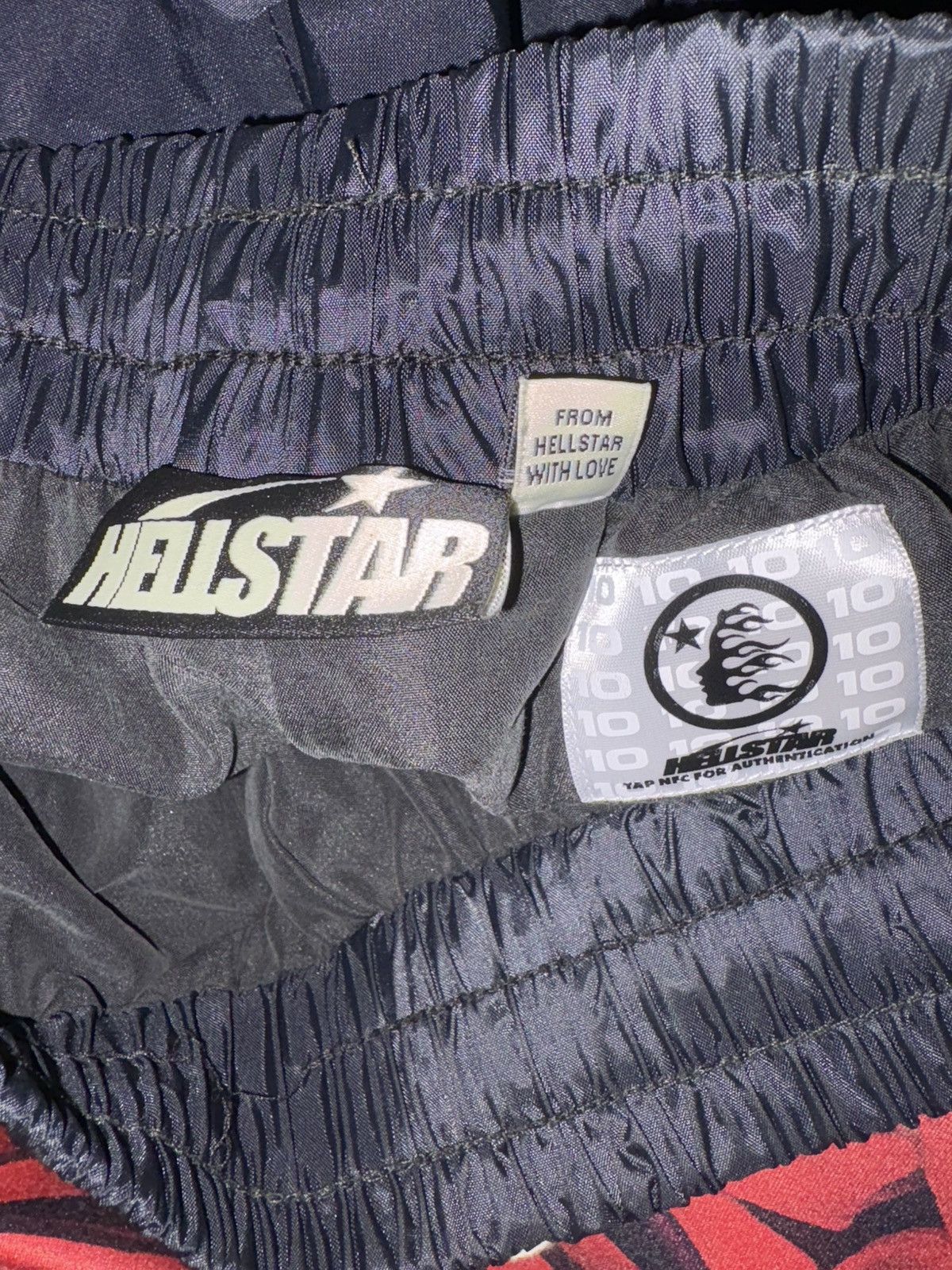 HELLSTAR Black Nylon Wax Hellstar Track Pants Size US 28 / EU 44 - 3 Thumbnail