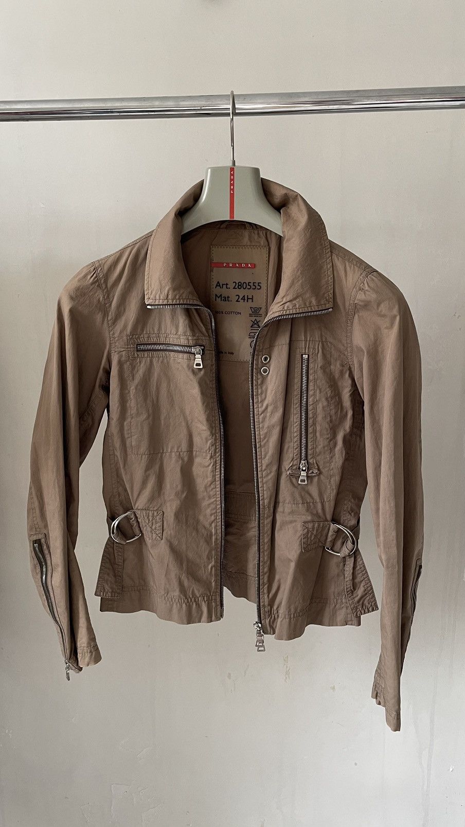 prada biker jacket