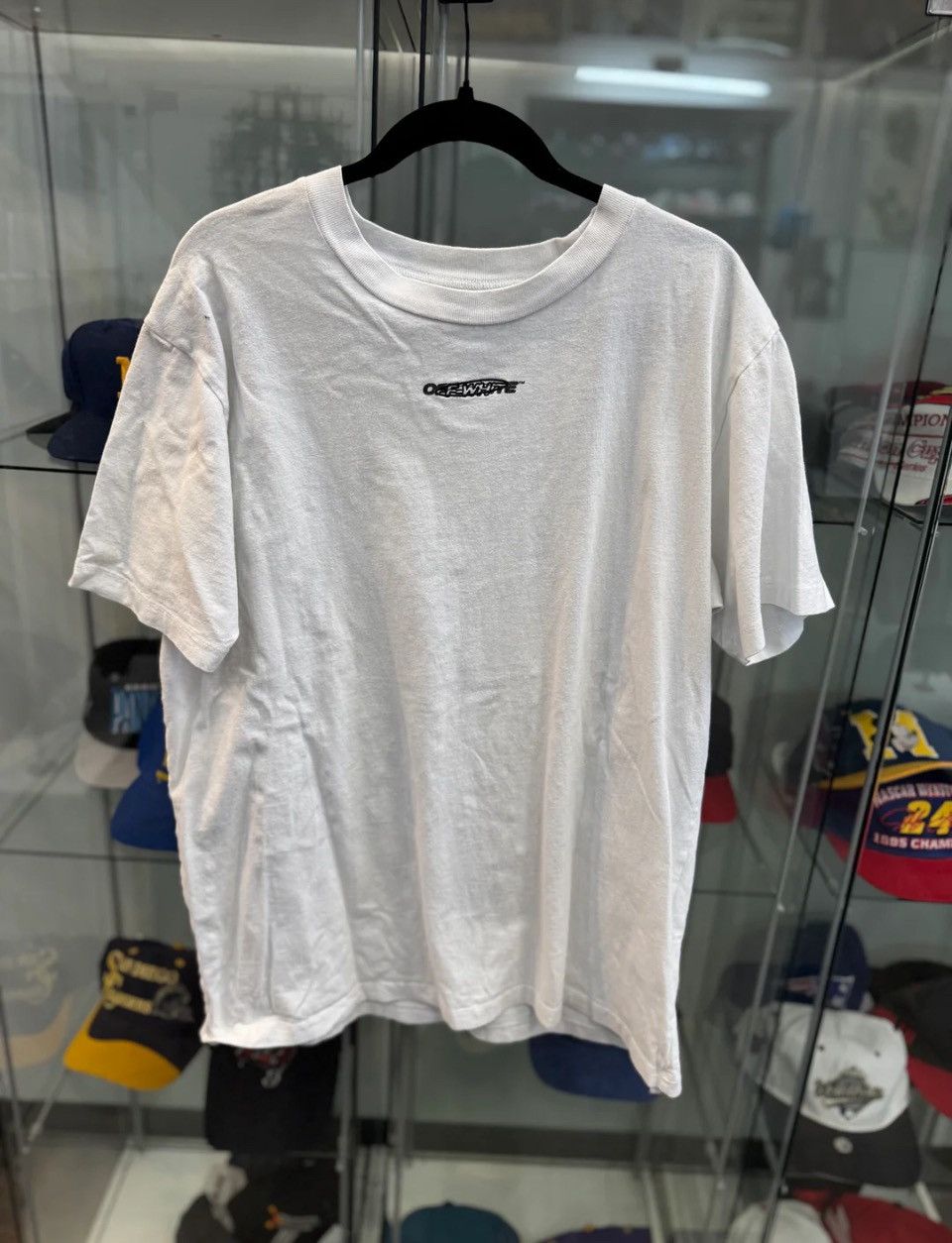 Off-White Off-White “Barrel Worker” Tee Size US XL / EU 56 / 4 - 2 Thumbnail