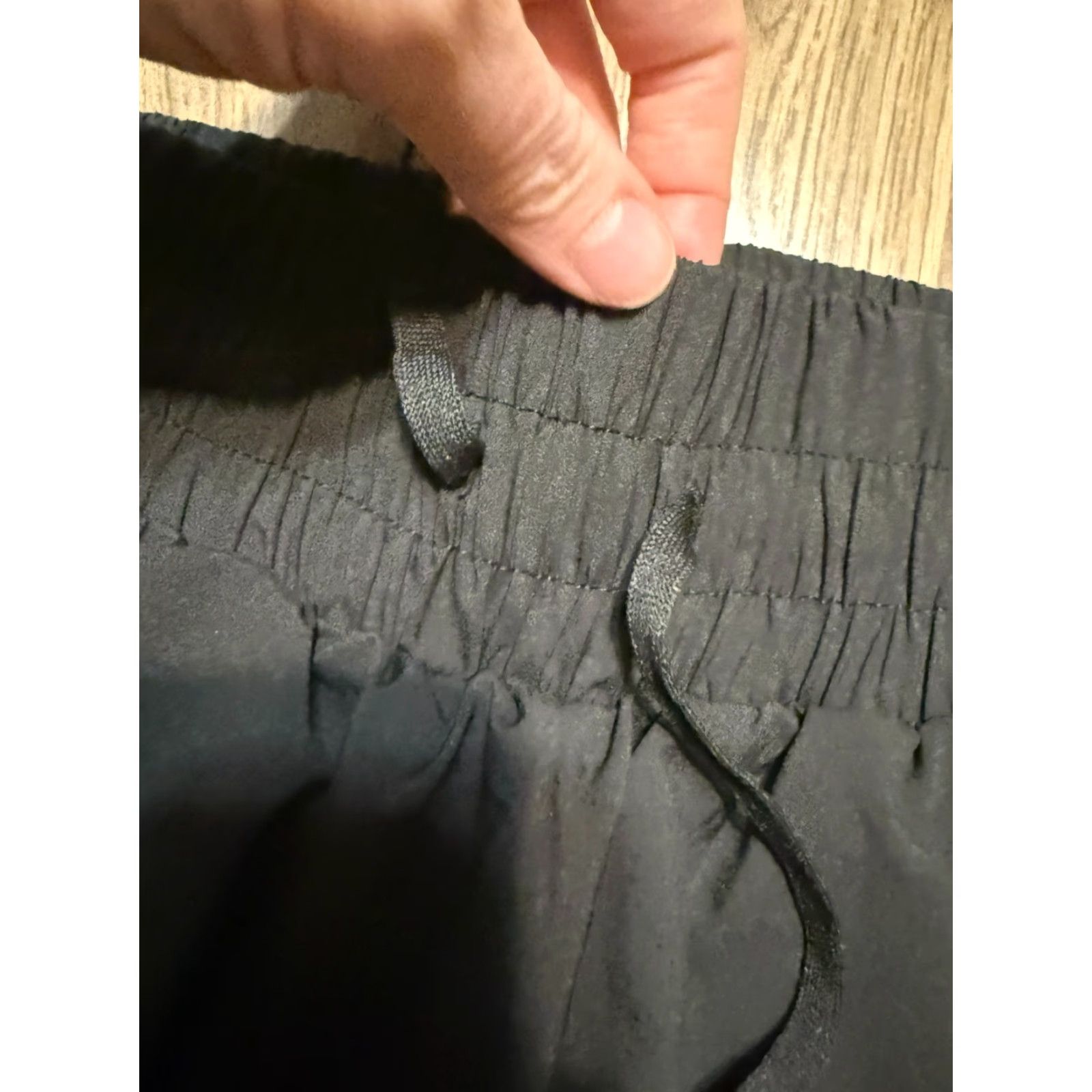 Vintage Downtown Motion Pants Men's Small Black Joggers Tie Waist Mid Rise Stretch Size US 29 - 4 Thumbnail