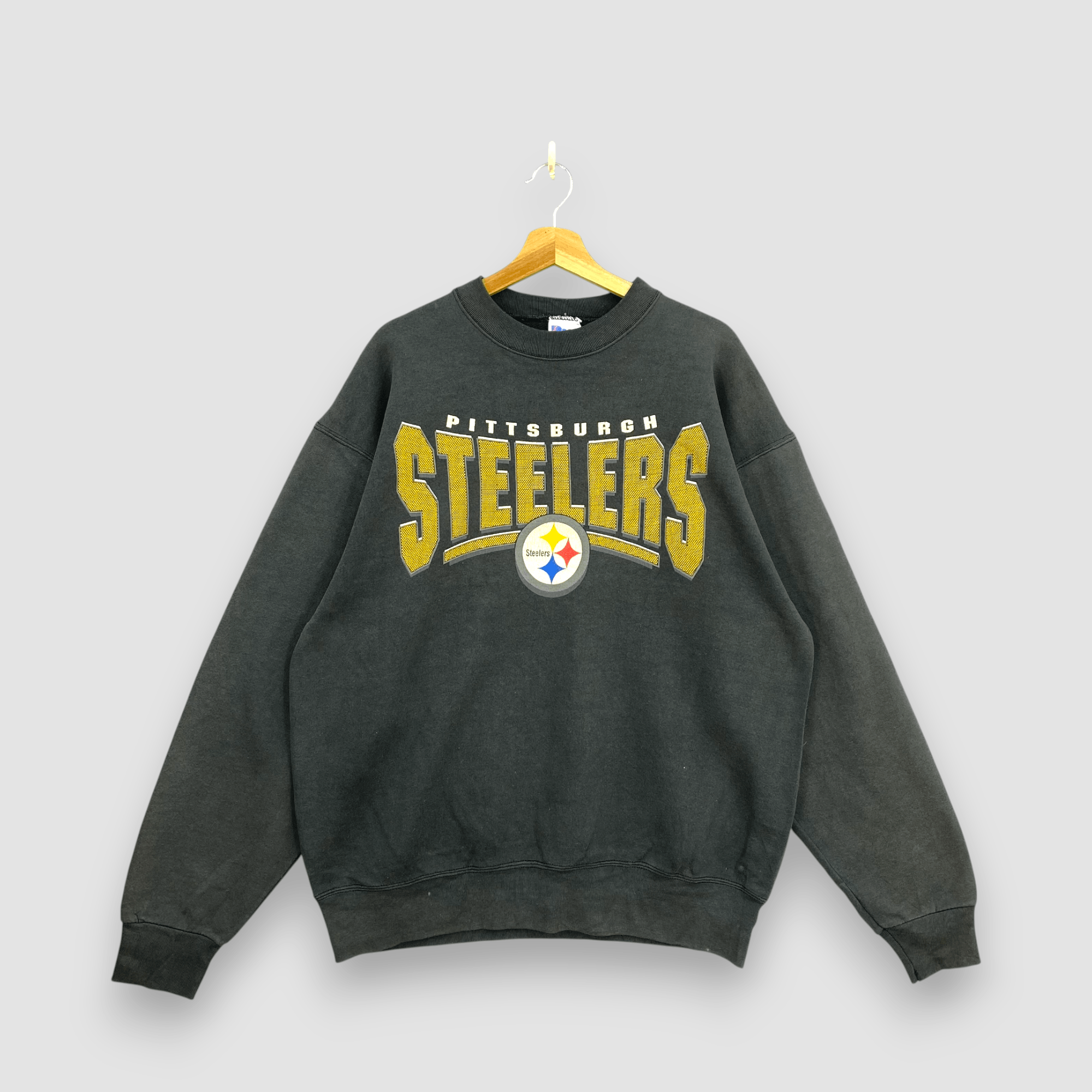Vintage Vintage 90s Pittsburgh Steelers Sweater NFL Sweatshirt Size US XL / EU 56 / 4 - 1 Thumbnail